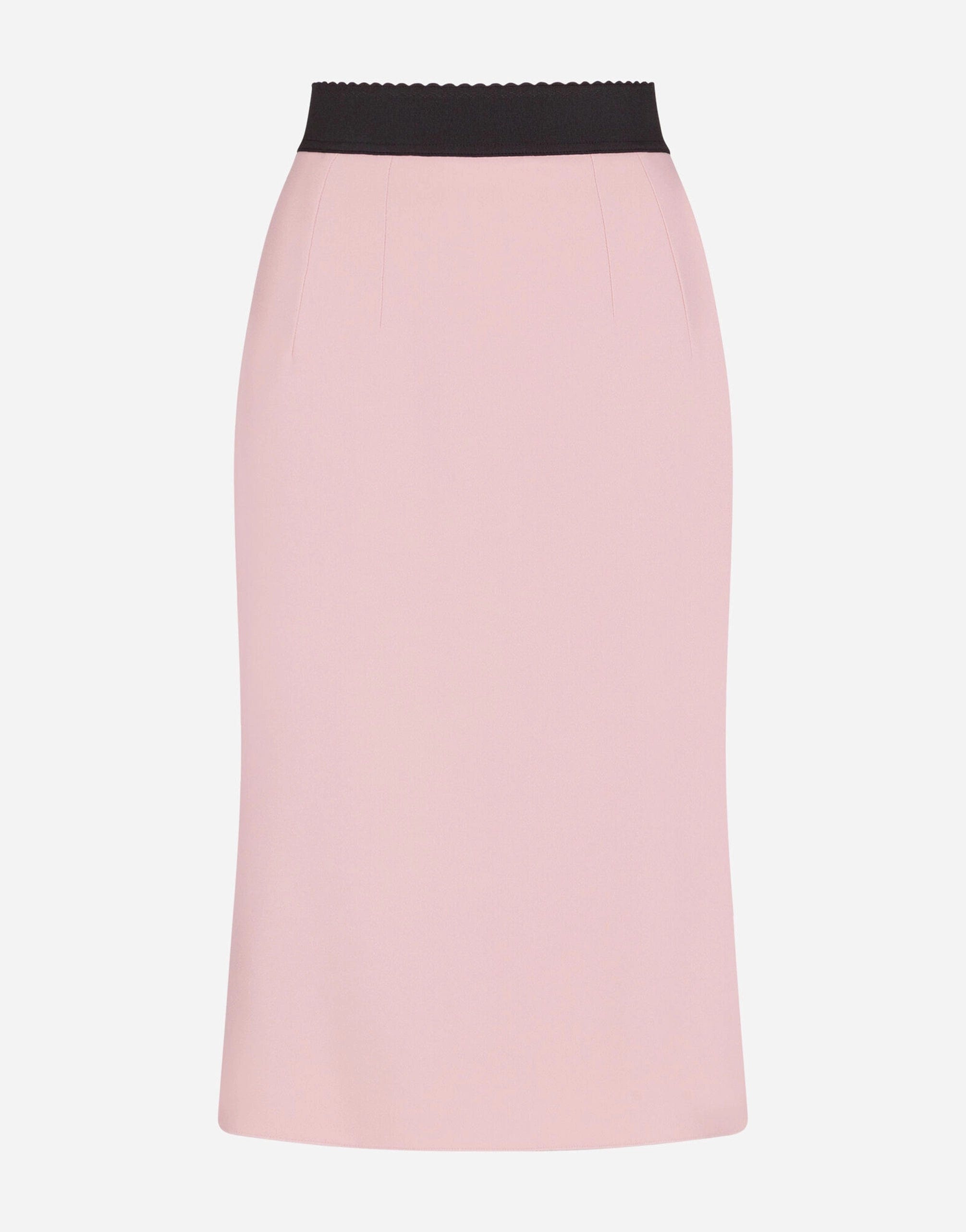 Scallop-Edge Waistband Skirt