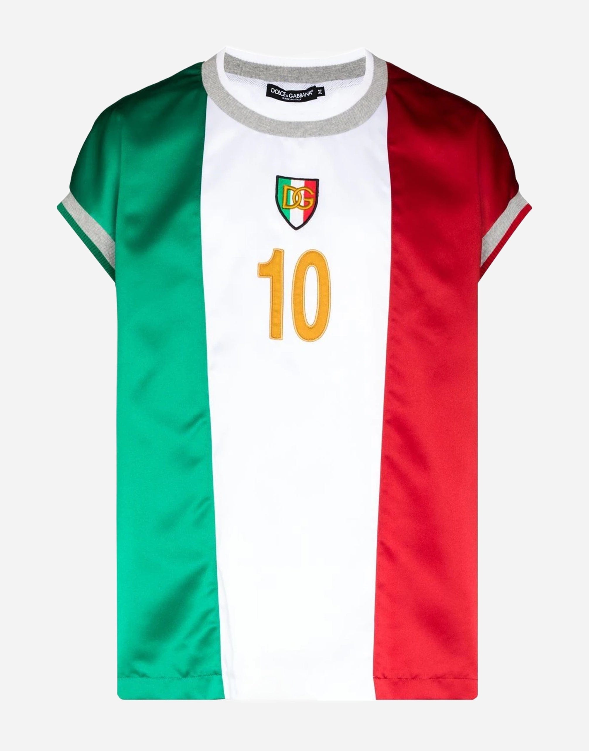 Dolce & Gabbana Logo-Print Short-Sleeved T-Shirt