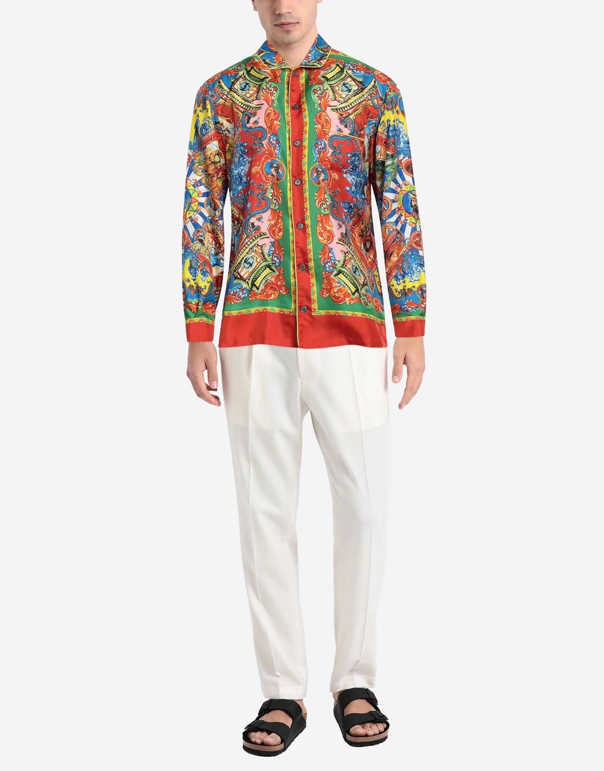 Dolce & Gabbana Silk Shirt With Dragon Print | Sendegaro KH Dolce & Gabbana Silk Shirt With Dragon Print | Sendegaro KH