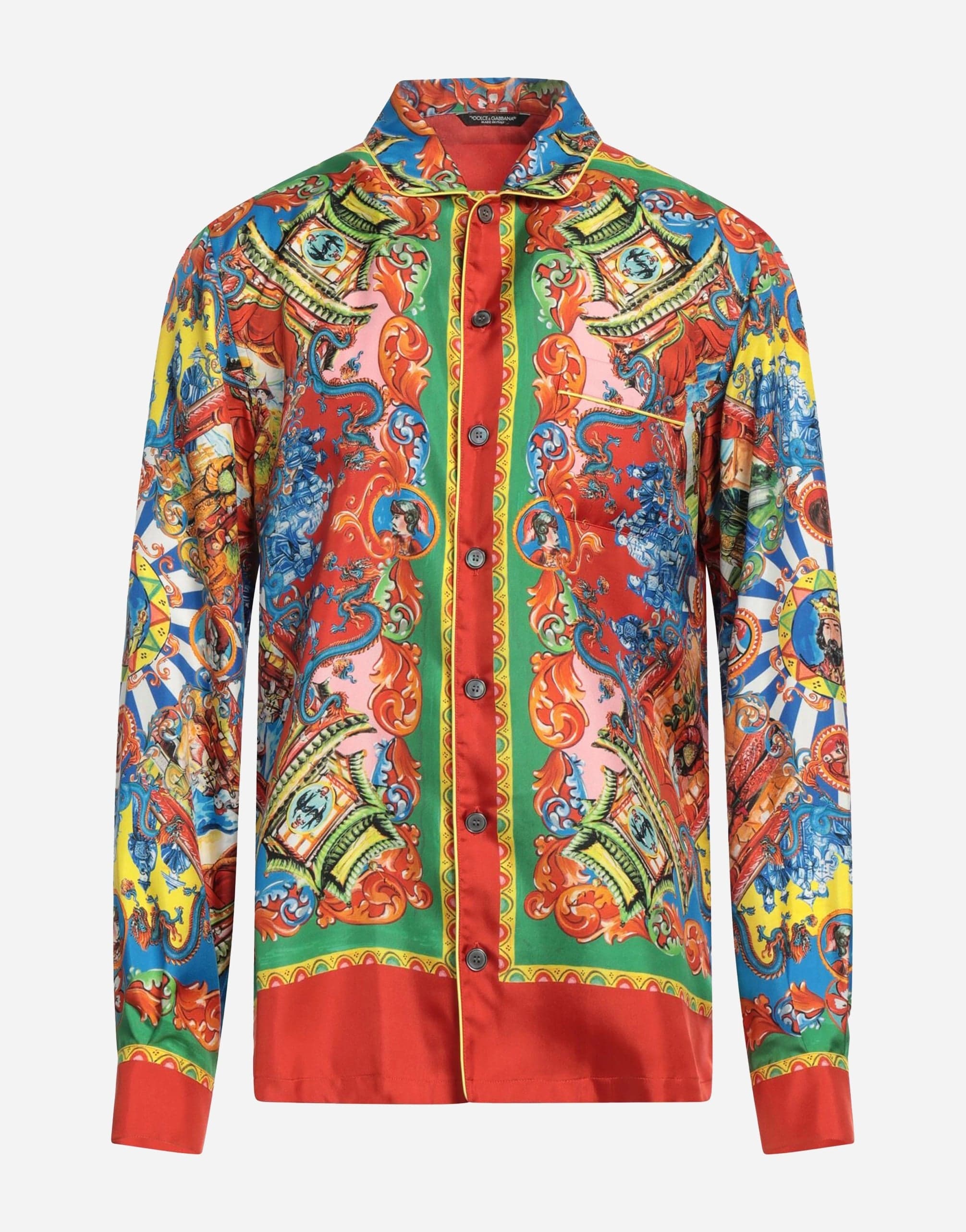 Dolce & Gabbana Silk Shirt With Dragon Print | Sendegaro KH Dolce & Gabbana Silk Shirt With Dragon Print | Sendegaro KH