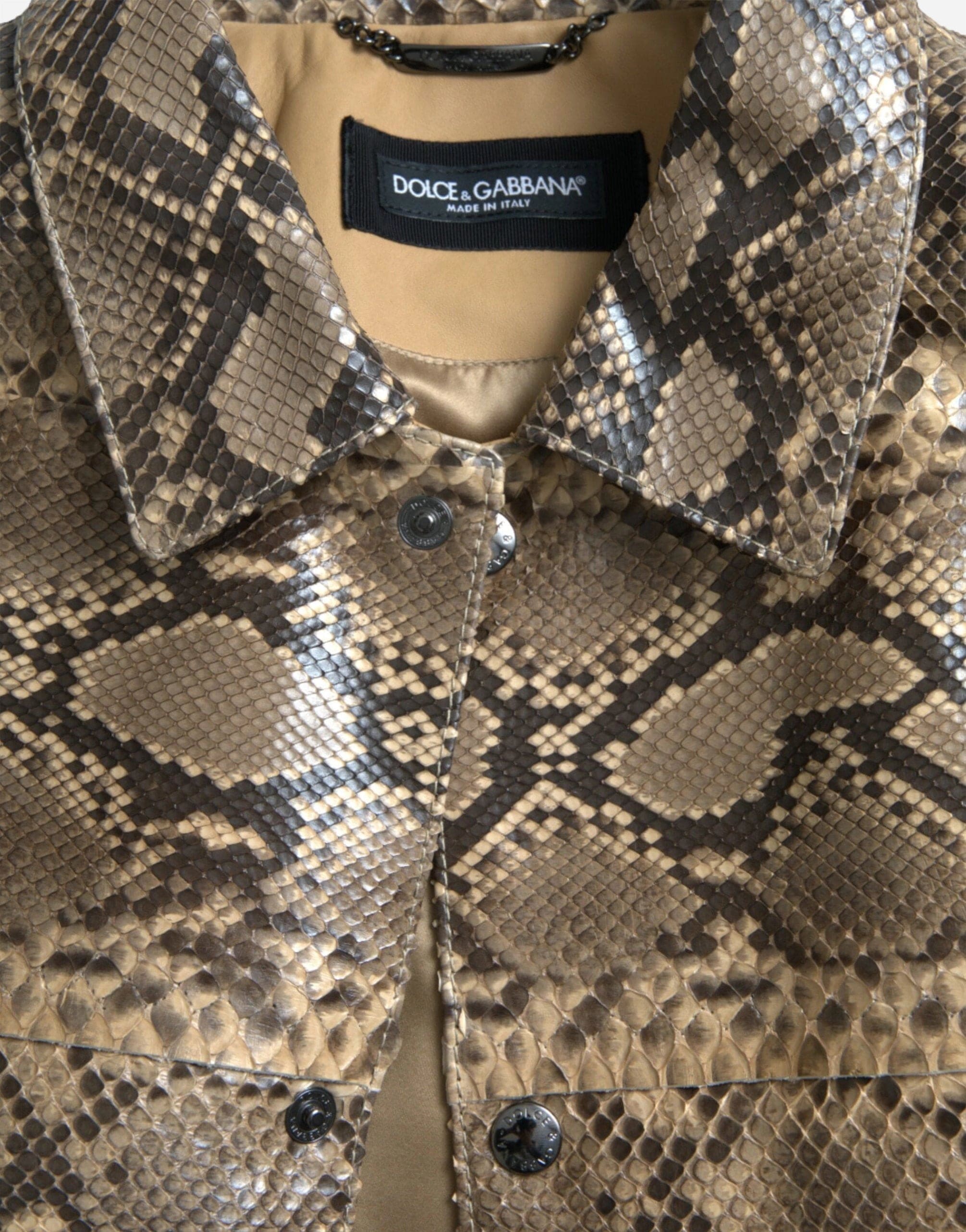 Dolce & Gabbana パイソンレザージャケット | Sendegaro JP Dolce & Gabbana パイソンレザージャケット | Sendegaro JP
