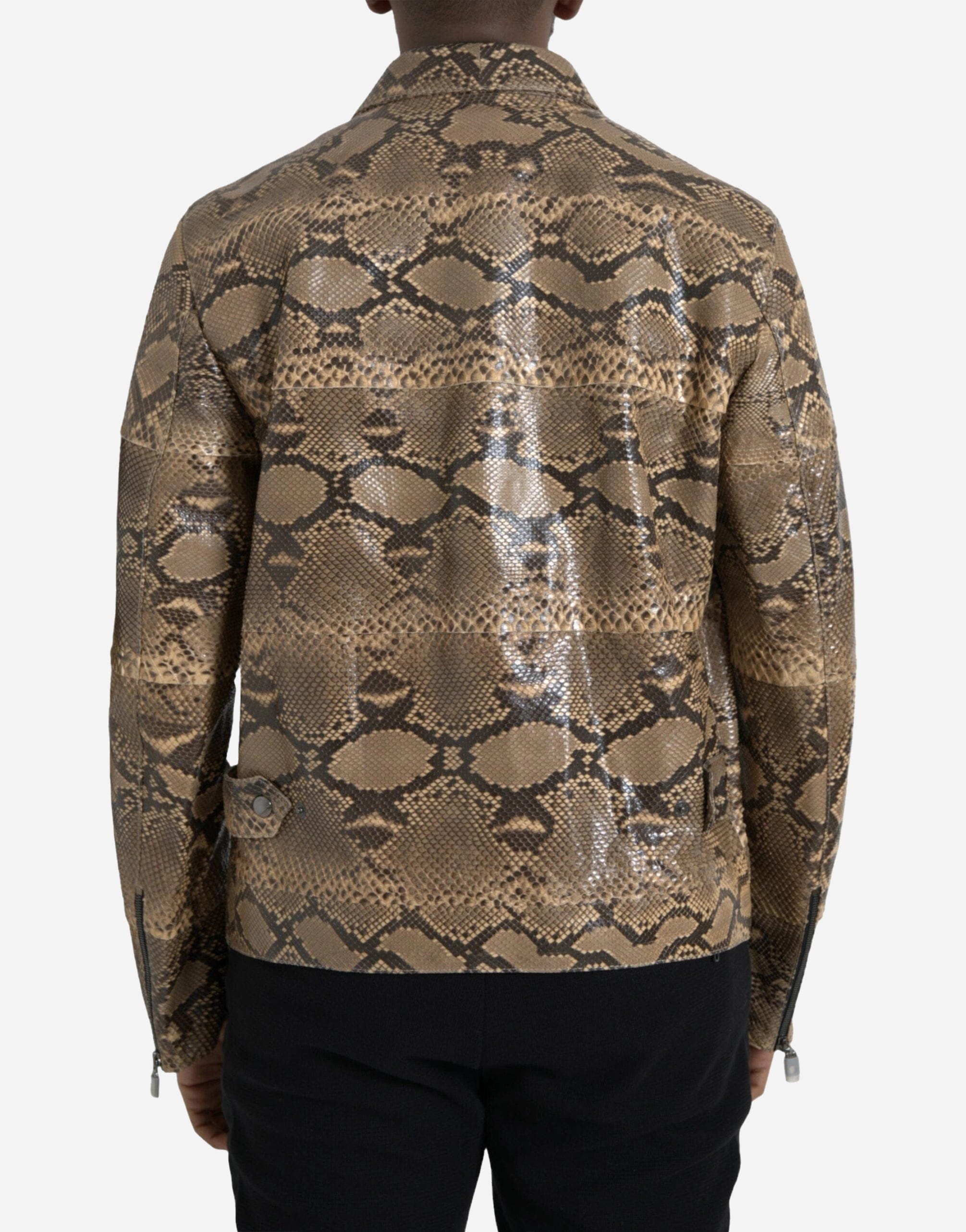 Dolce & Gabbana Python Leather Jacket