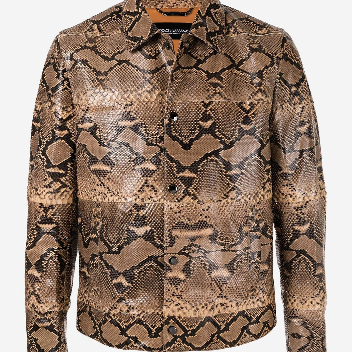 Dolce & Gabbana パイソンレザージャケット | Sendegaro JP