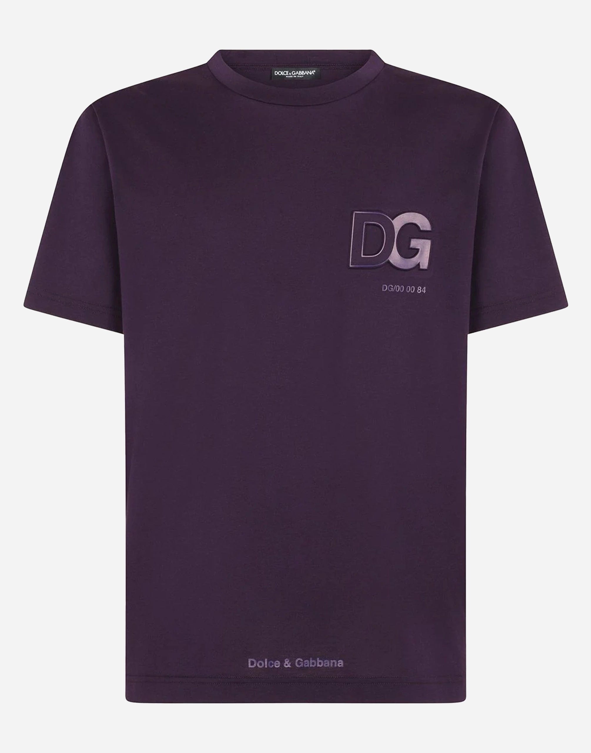 Dolce & Gabbana Cotton T-Shirt With 3D Dg Logo