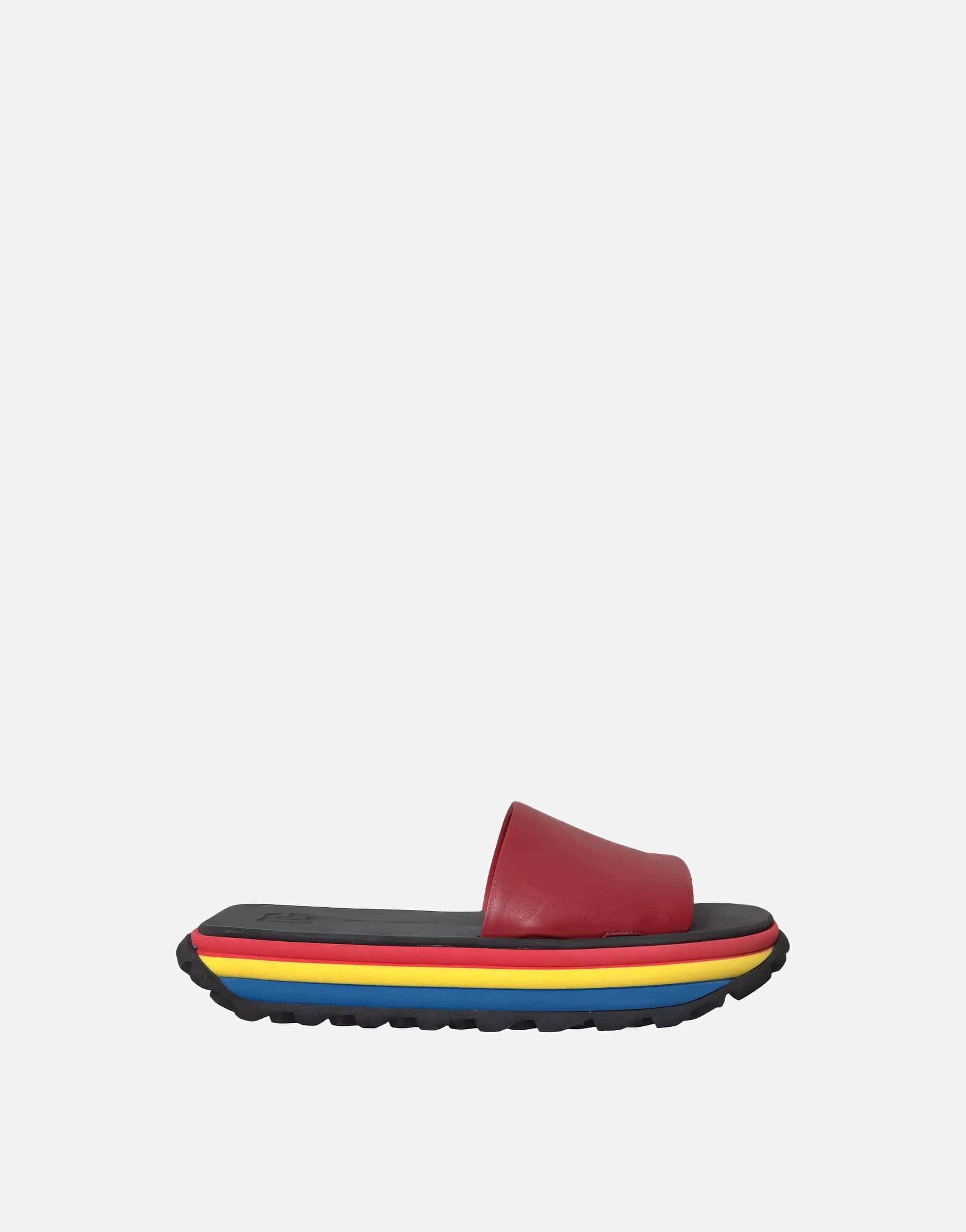 Dolce & Gabbana Multicolor Nappa DEVOTION Sandals Shoes