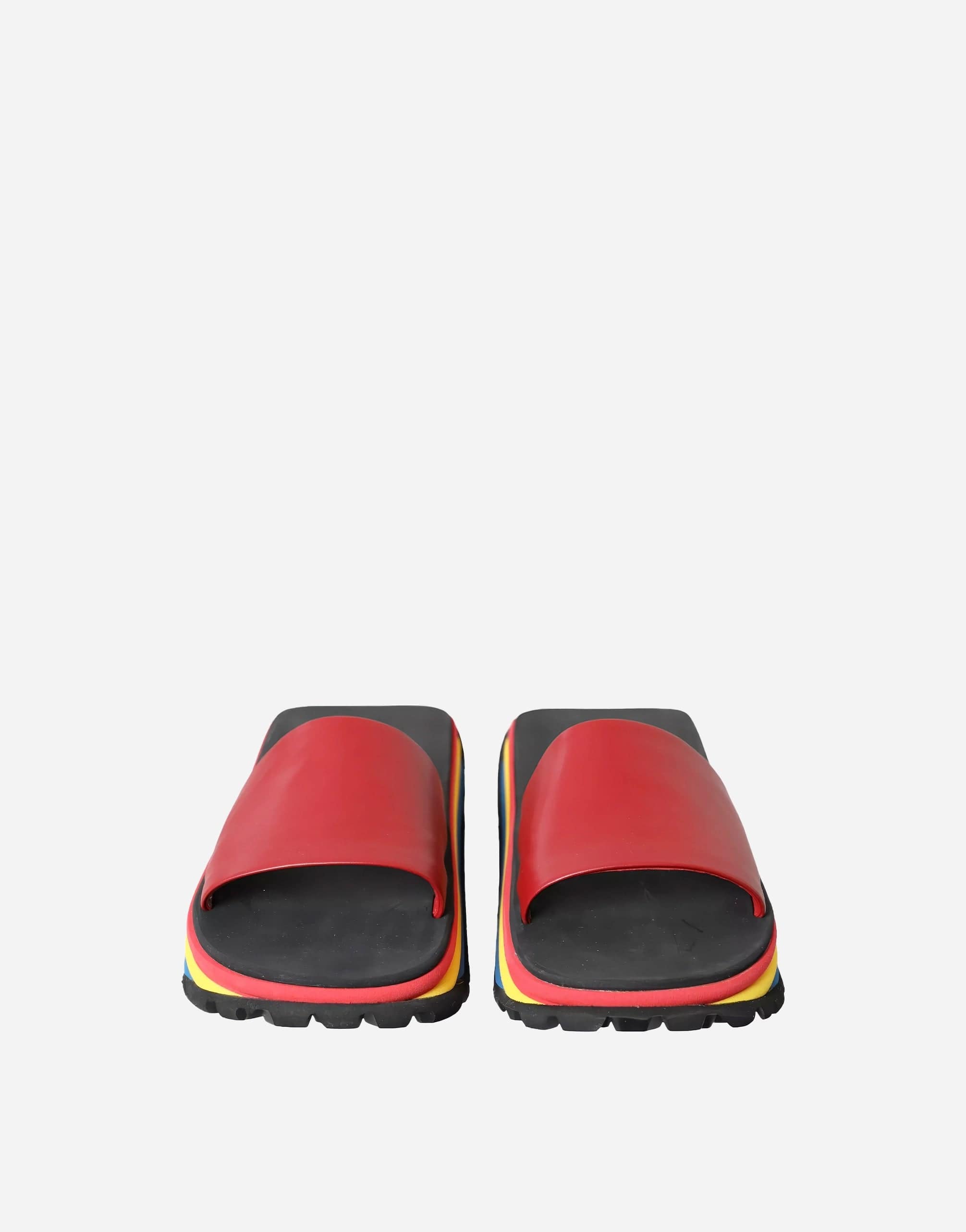 Dolce & Gabbana Multicolor Nappa DEVOTION Sandals Shoes