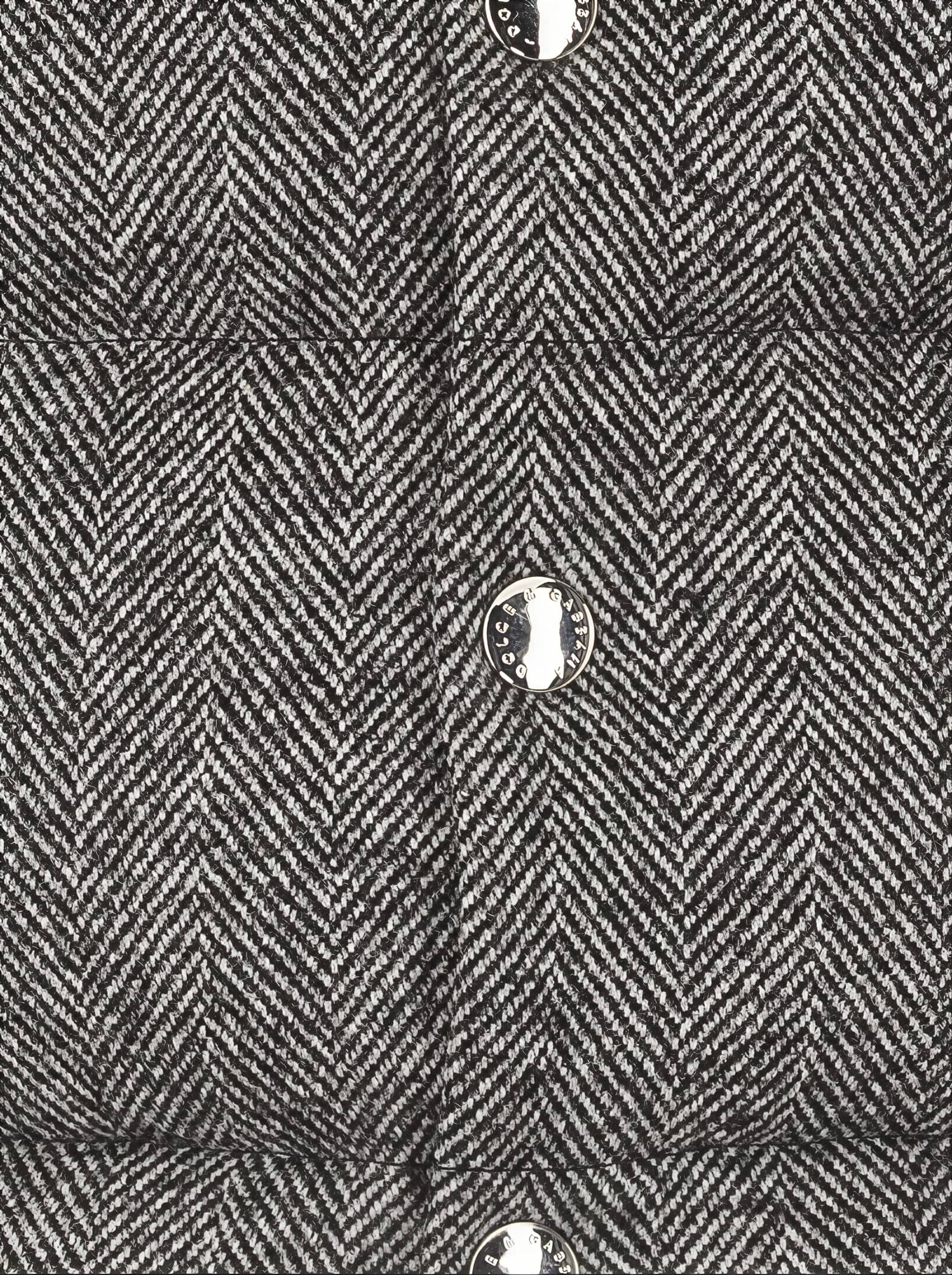 Dolce & Gabbana Herringbone Quilted Gilet Vest
