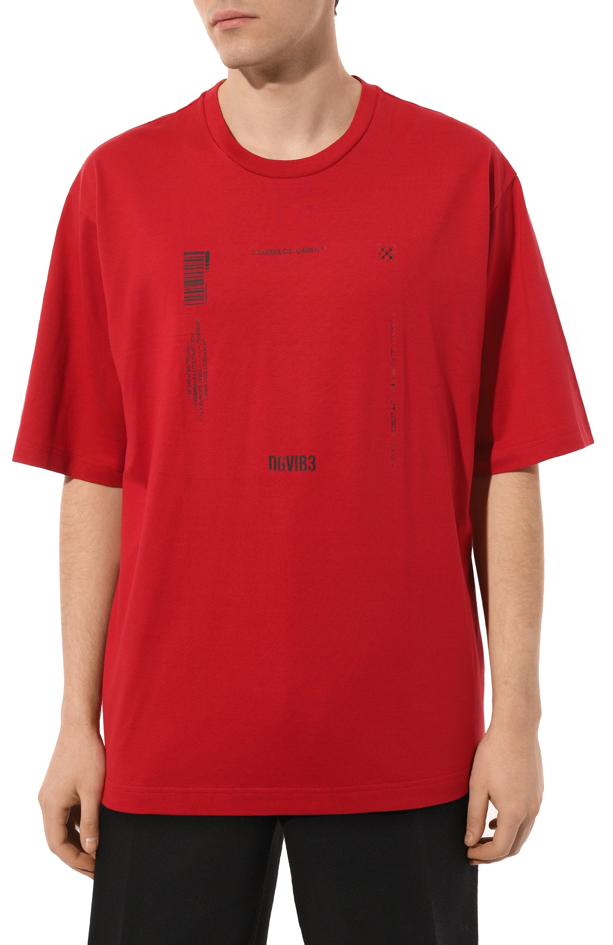Dolce & Gabbana Barcode-Print T-Shirt - alternate view