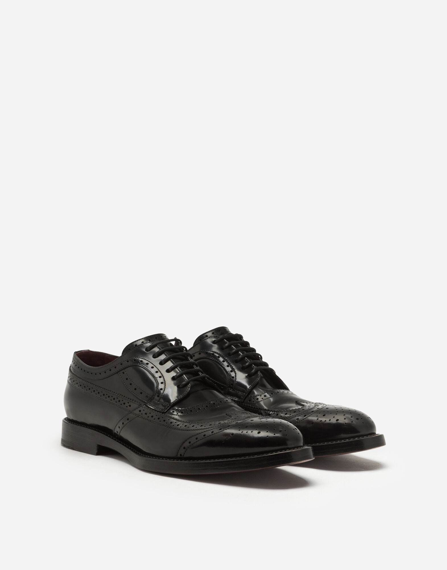 Brogue di vitello spazzolato derby