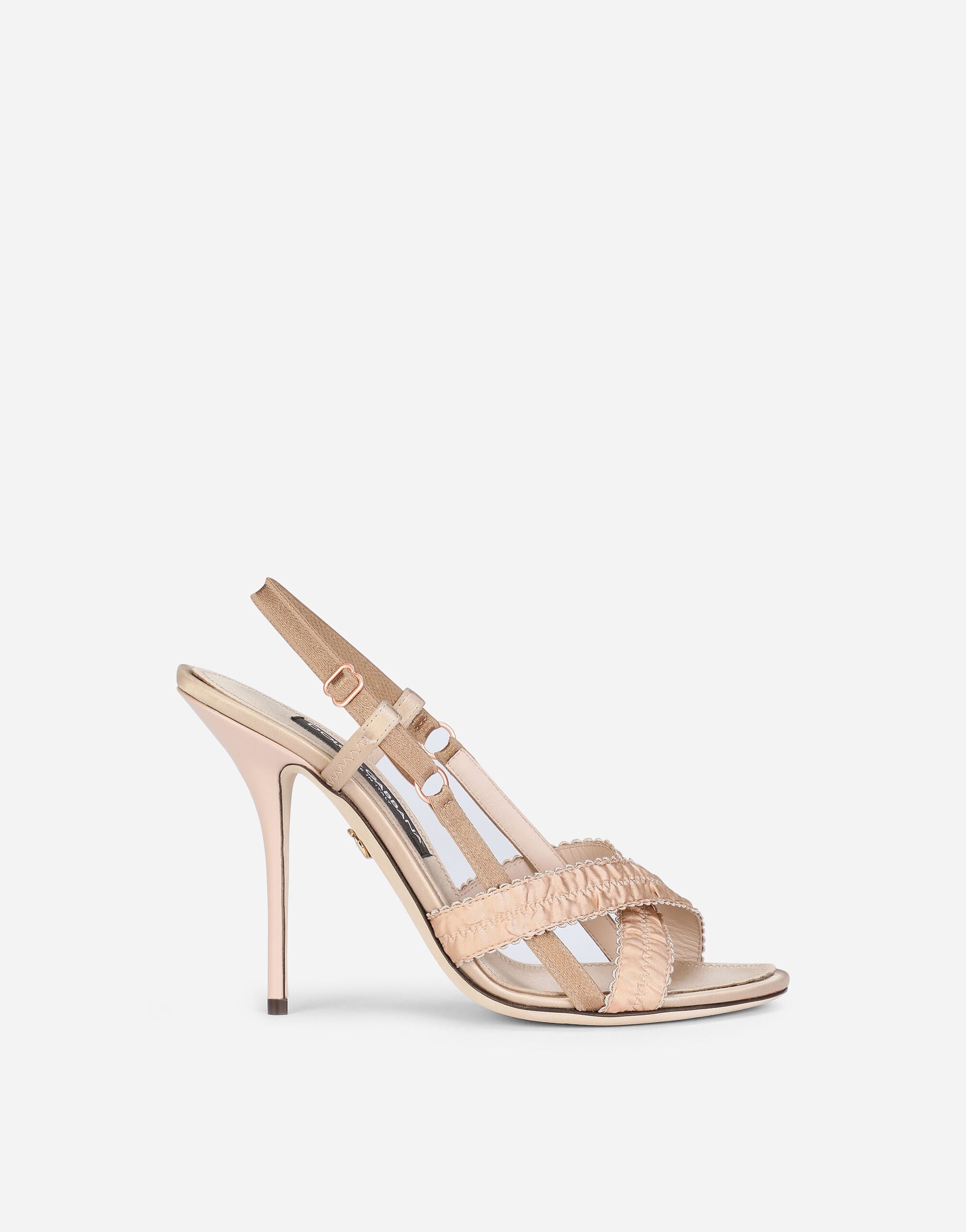 Beige Keira Slingback Heels Sandalen Schuhe