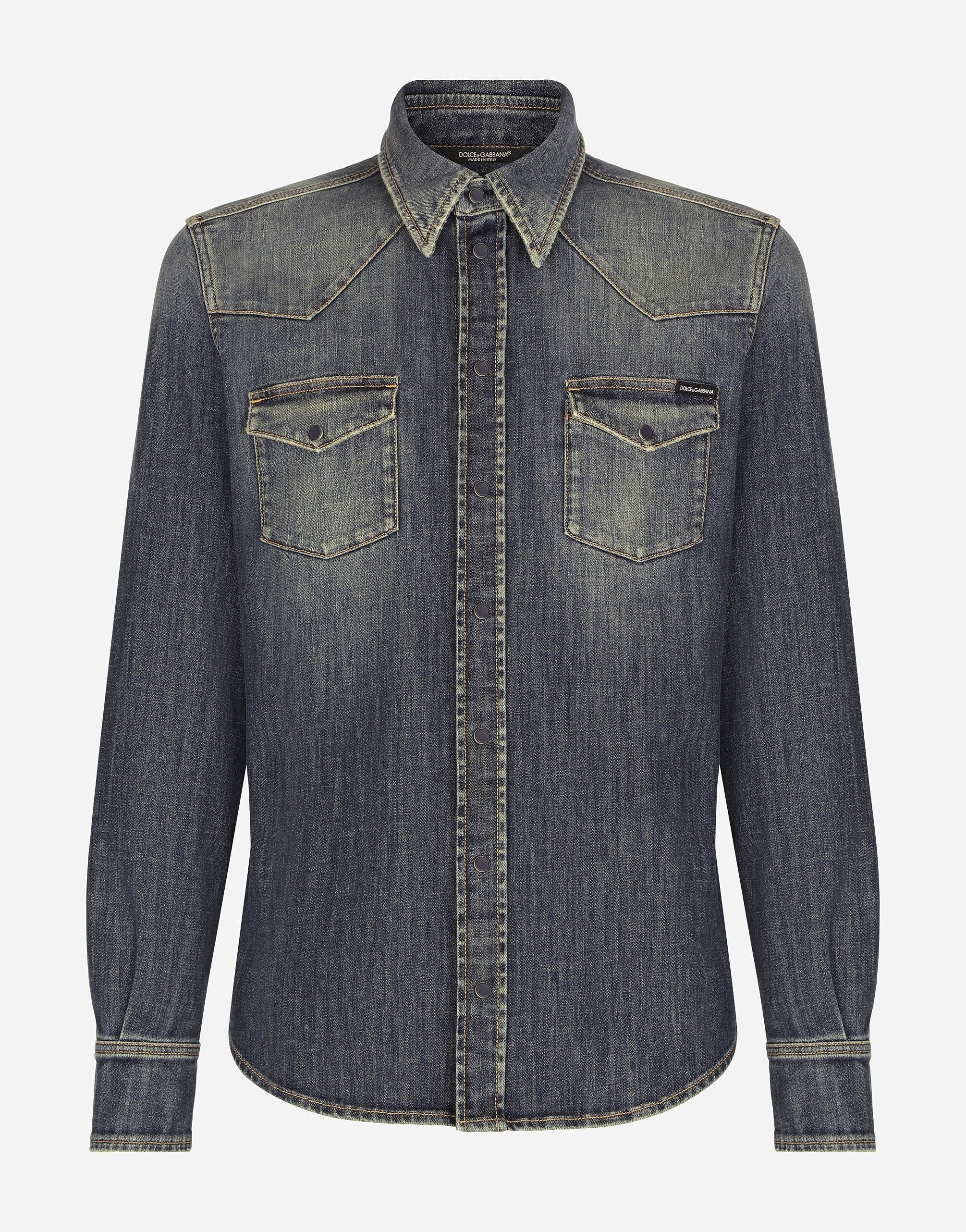 Dolce & Gabbana Dolce & Gabbana denim stretch shirt for men