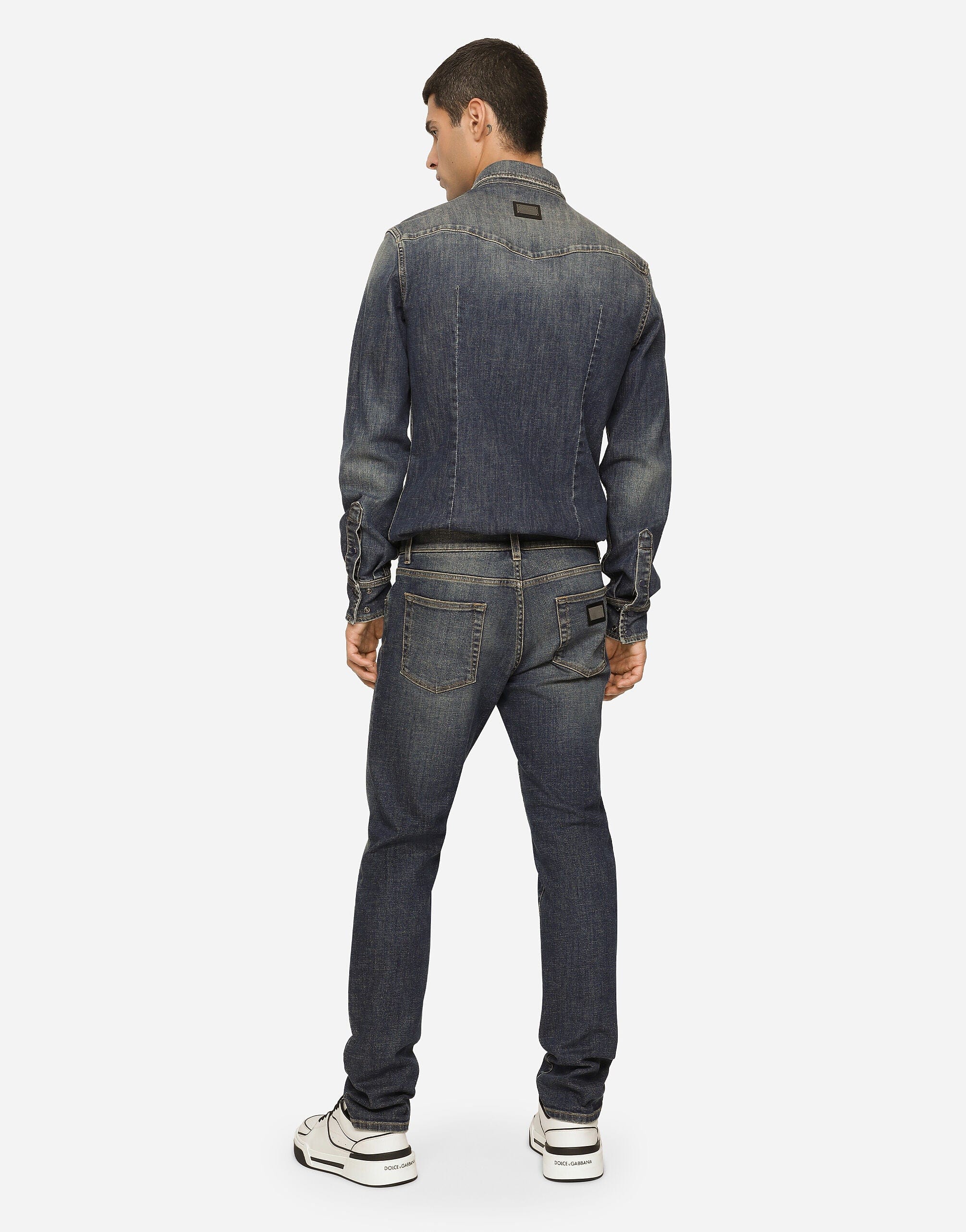 Dolce & Gabbana Dolce & Gabbana denim stretch shirt for men