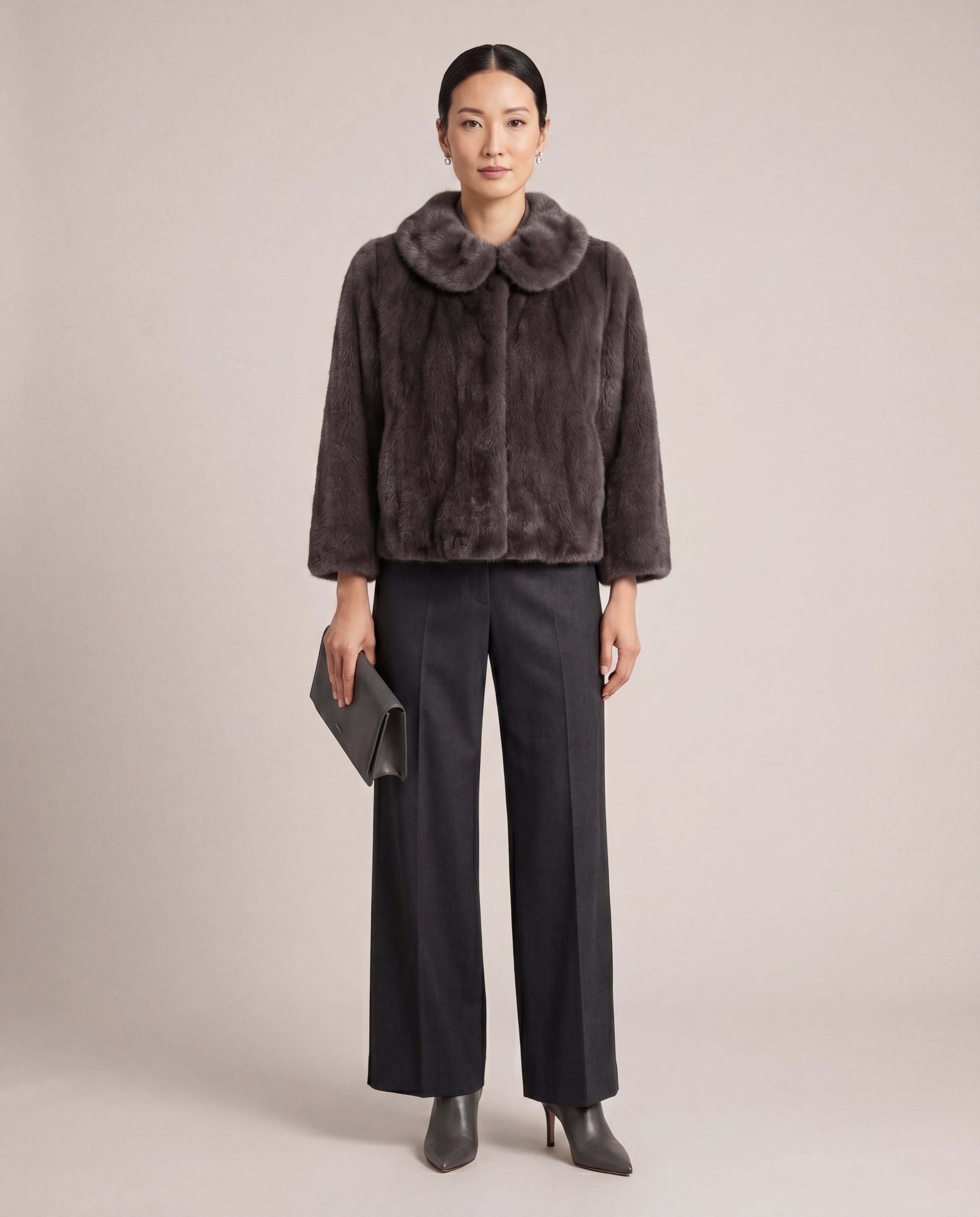 Dolce & Gabbana Mink Fur Cashmere Jacket - alternate view