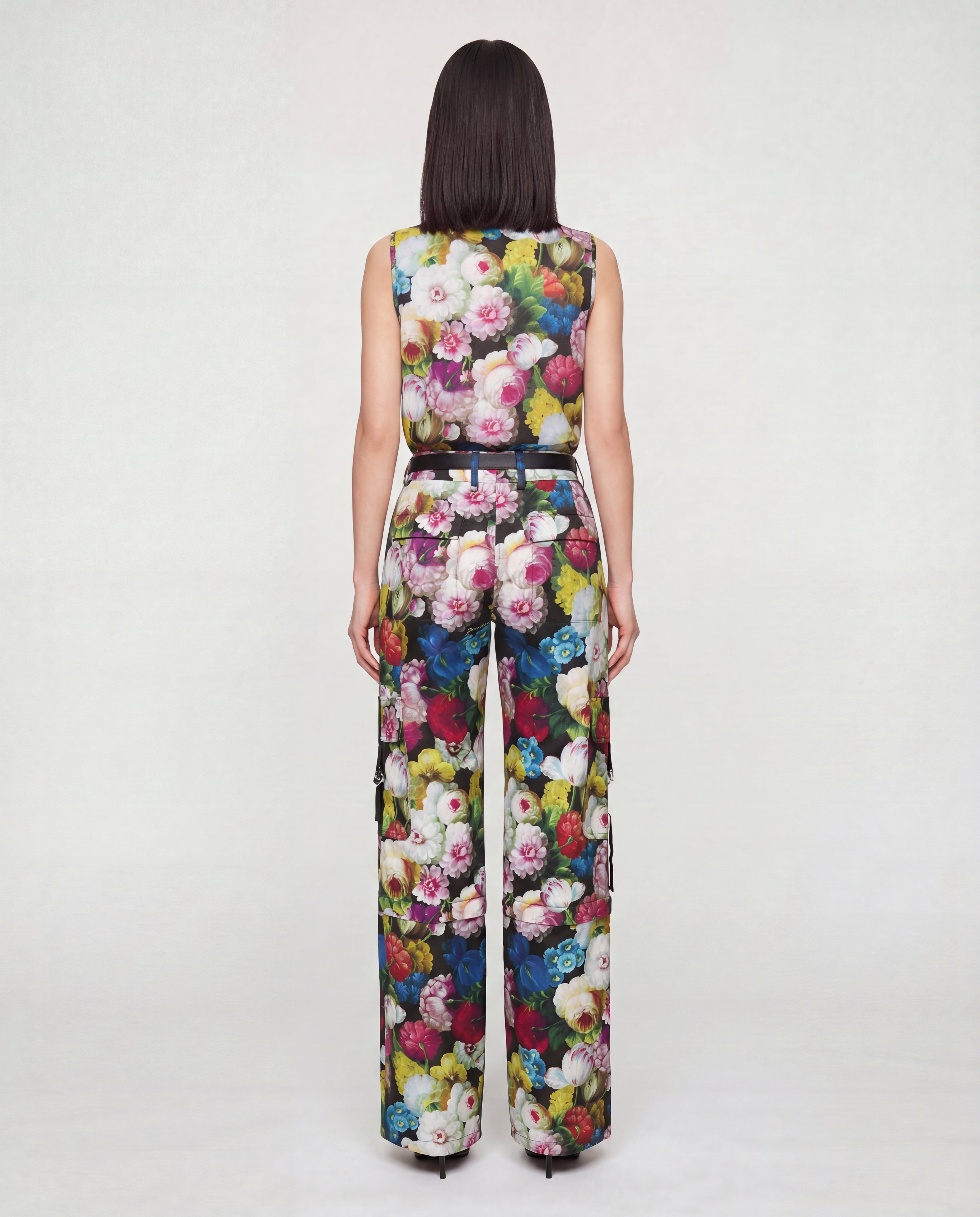 Dolce & Gabbana Floral Print Cargo Trousers