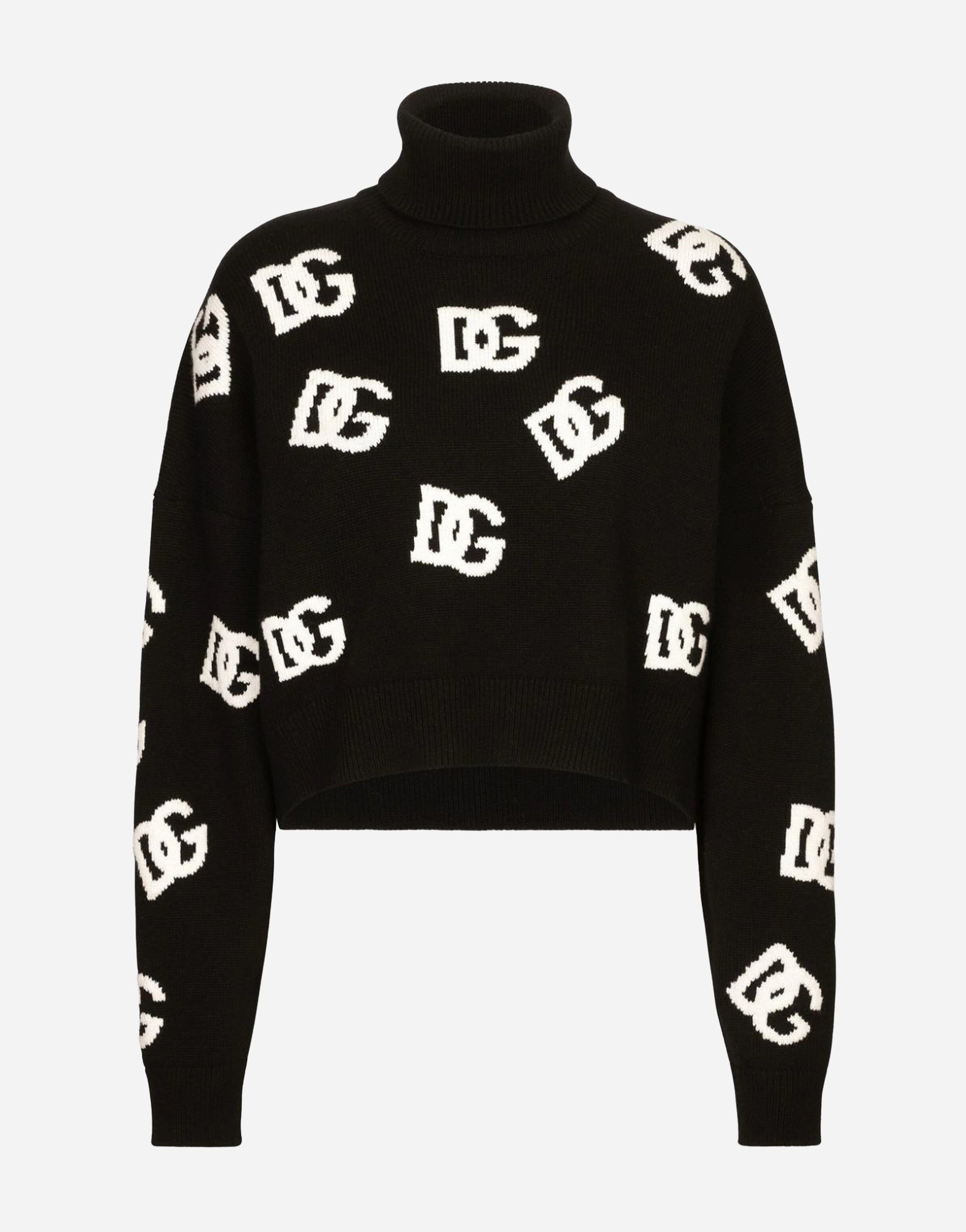 Intarsia-Knit Logo Sweater