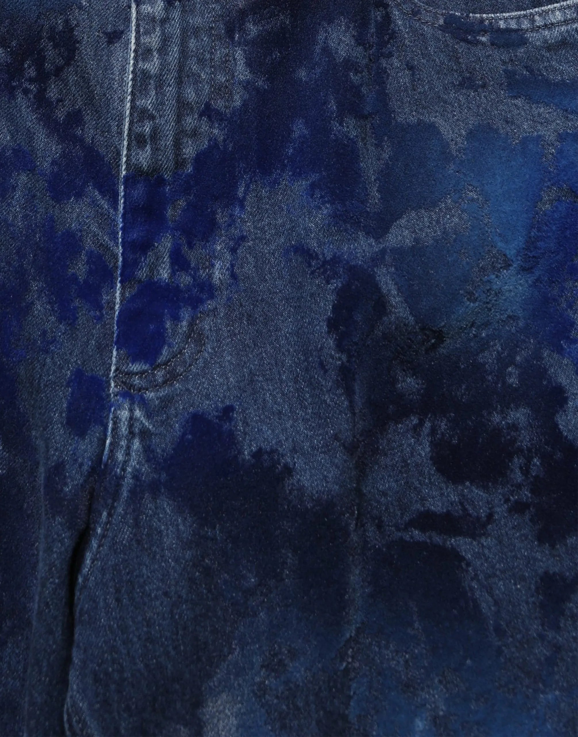 Dolce & Gabbana Marble Effect Straight-Leg Denim Jeans