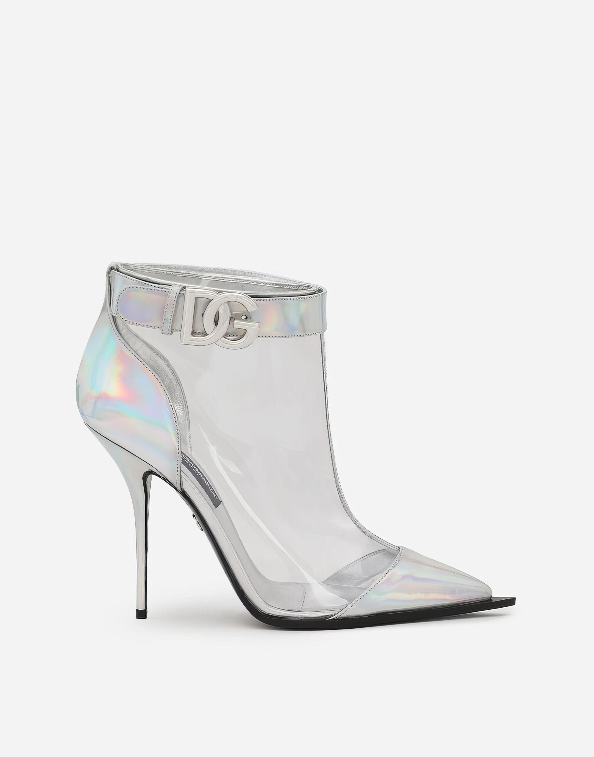 Holographic Ankle Boots