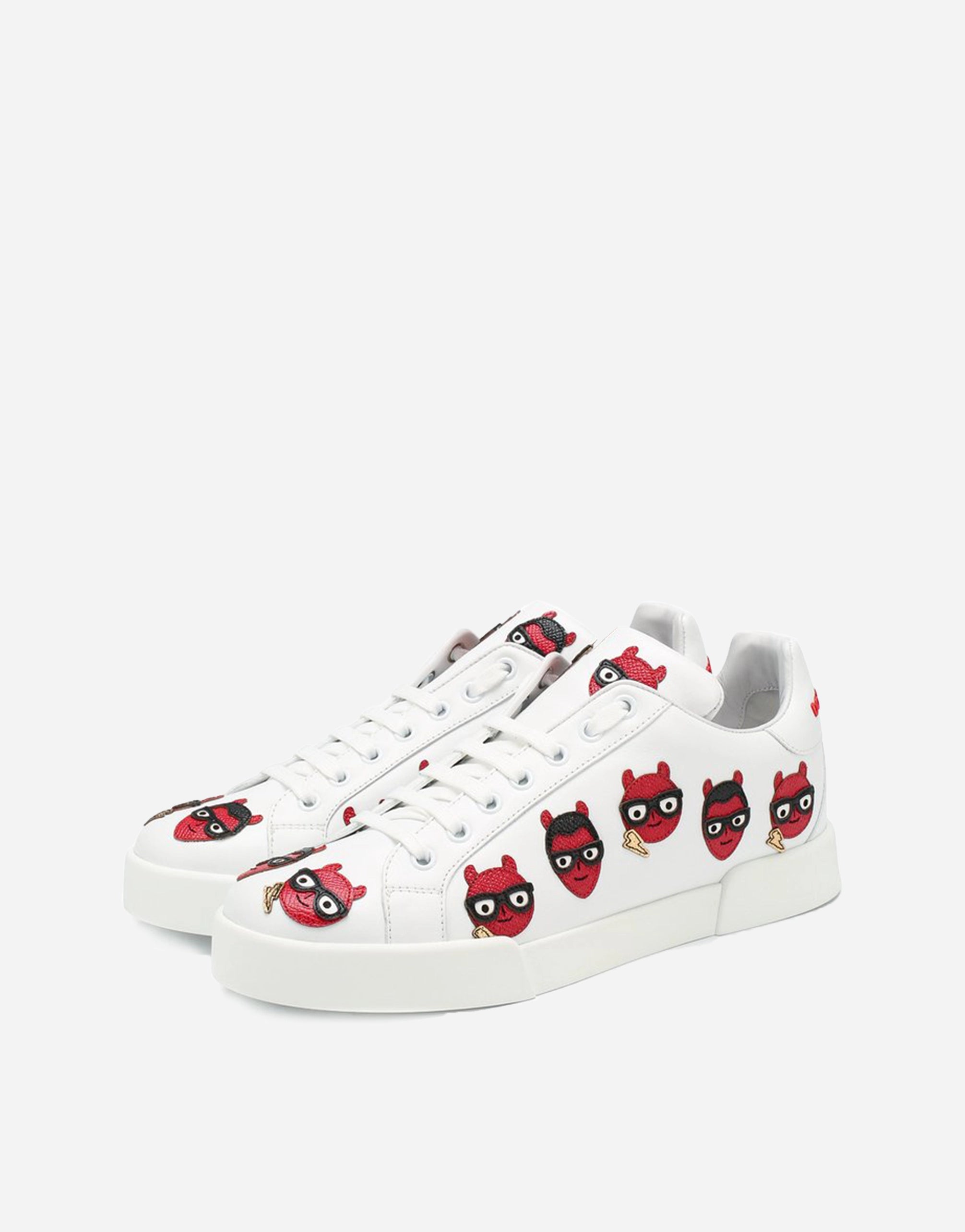 Portofino All-Over Graphic Patch Sneakers