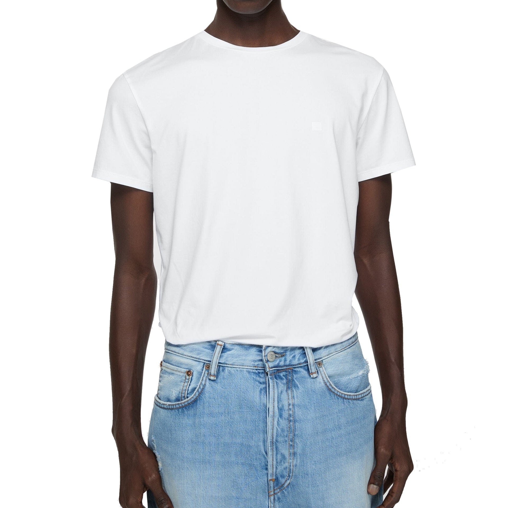 Acne Studios Logo Cotton-Elastane T-Shirt