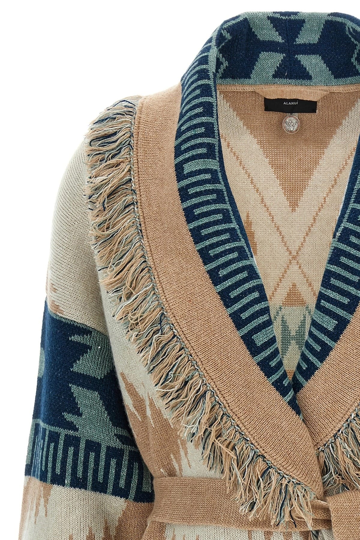 Alanui Alanui Icon Cashmere Linen Cardigan