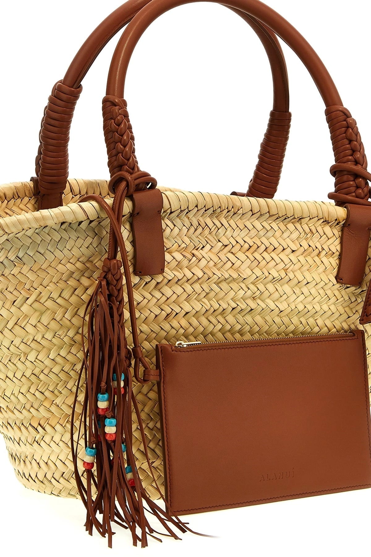 Alanui Alanui Icon Palm Leaf Big Handbag