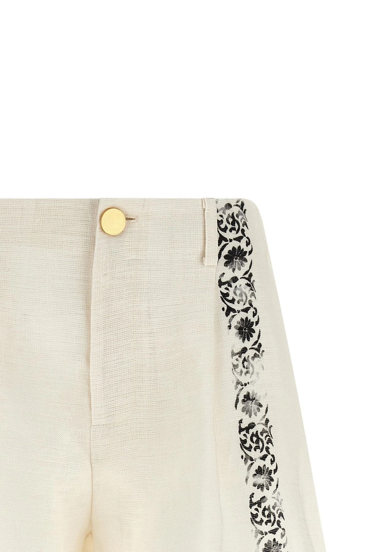 Alberta Ferretti Alberta Ferretti Fortuny Linen Shorts