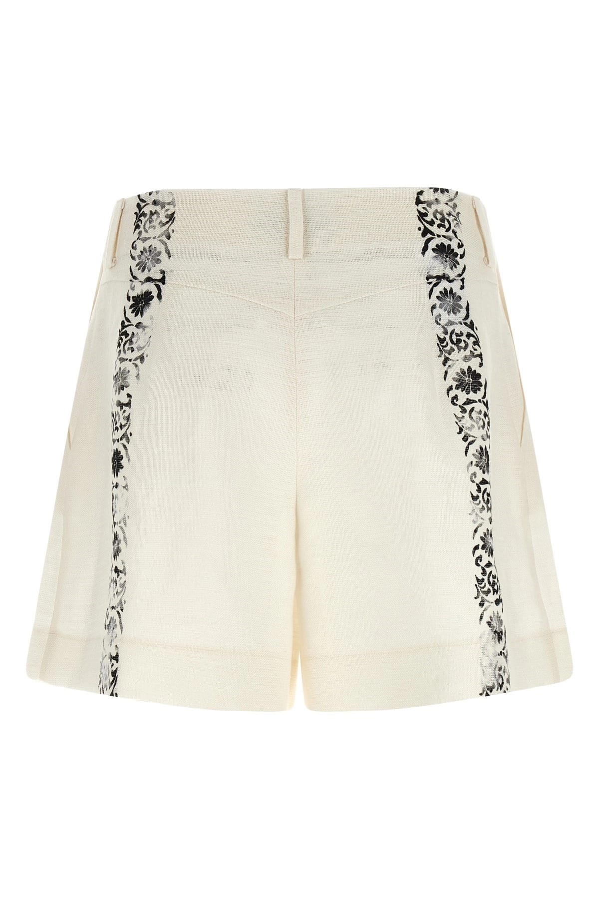 Alberta Ferretti Alberta Ferretti Fortuny Linen Shorts