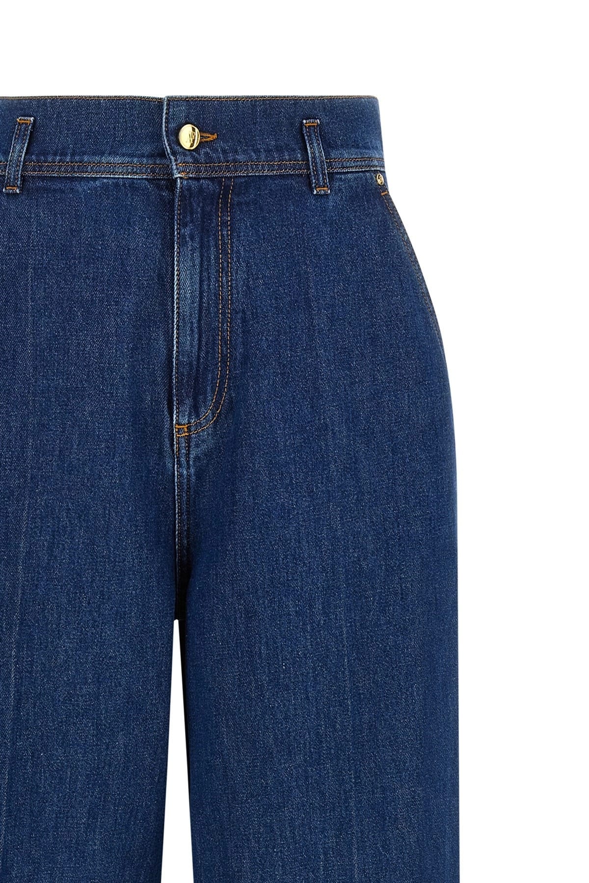 Alberta Ferretti Alberta Ferretti Iriscut High-Waist Jeans