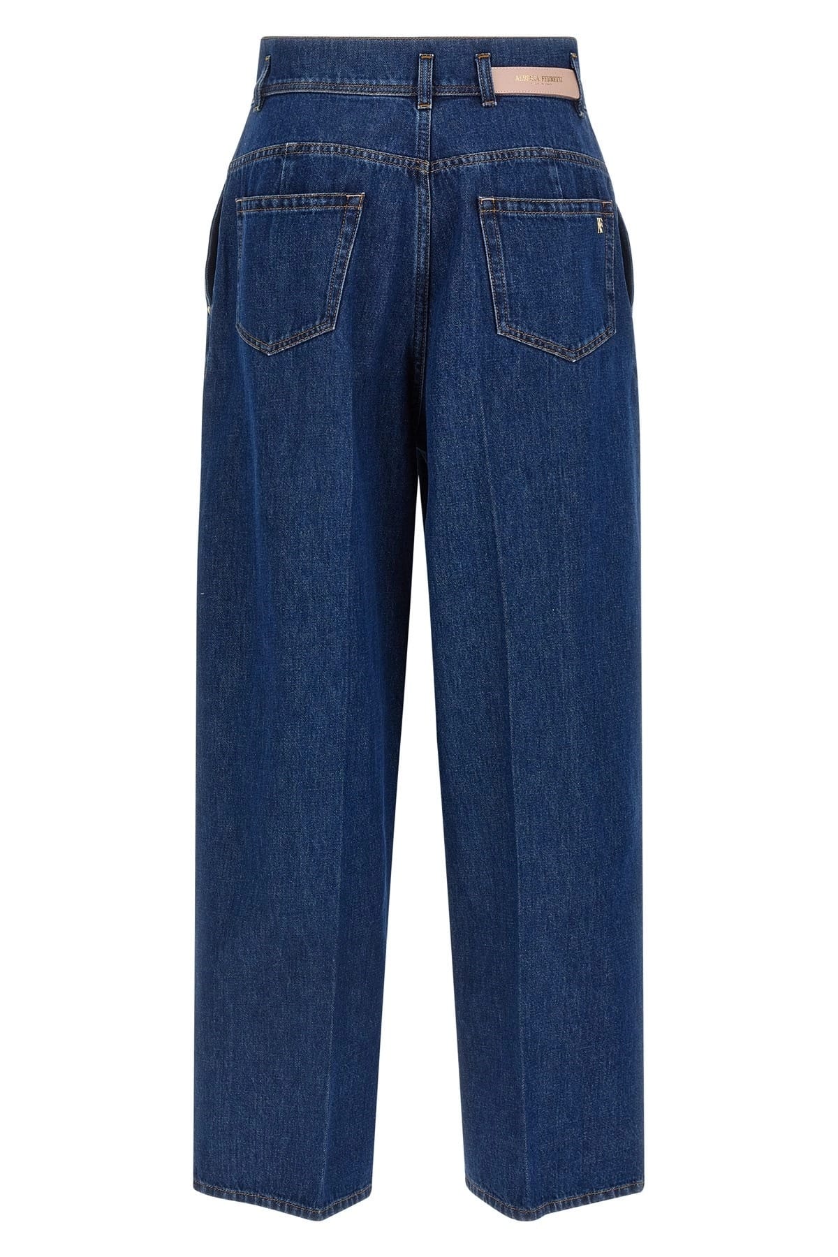 Alberta Ferretti Alberta Ferretti Iriscut High-Waist Jeans