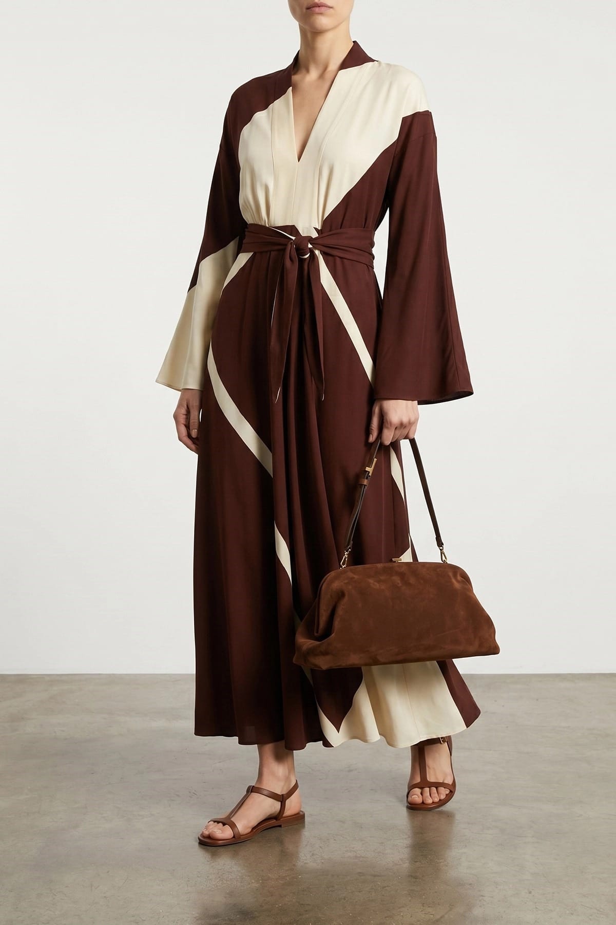 Alberta Ferretti Maxi Suede Pouch - alternate view