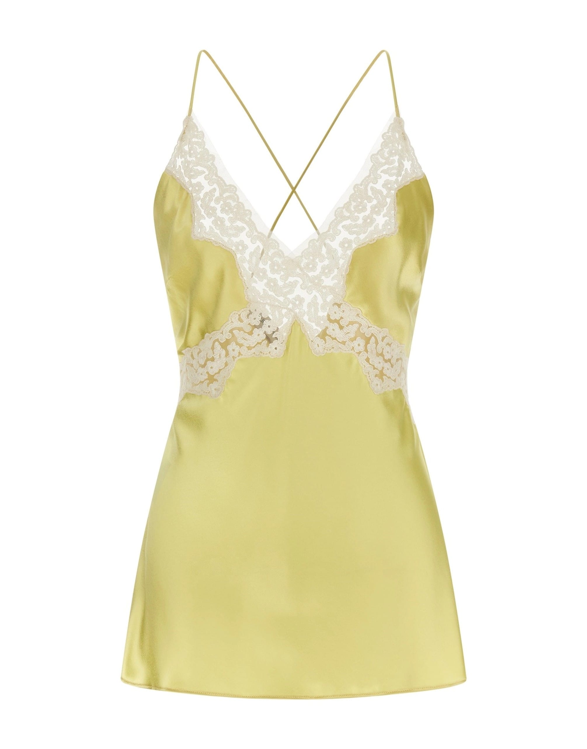 Alberta Ferretti Alberta Ferretti Satin Lace Top