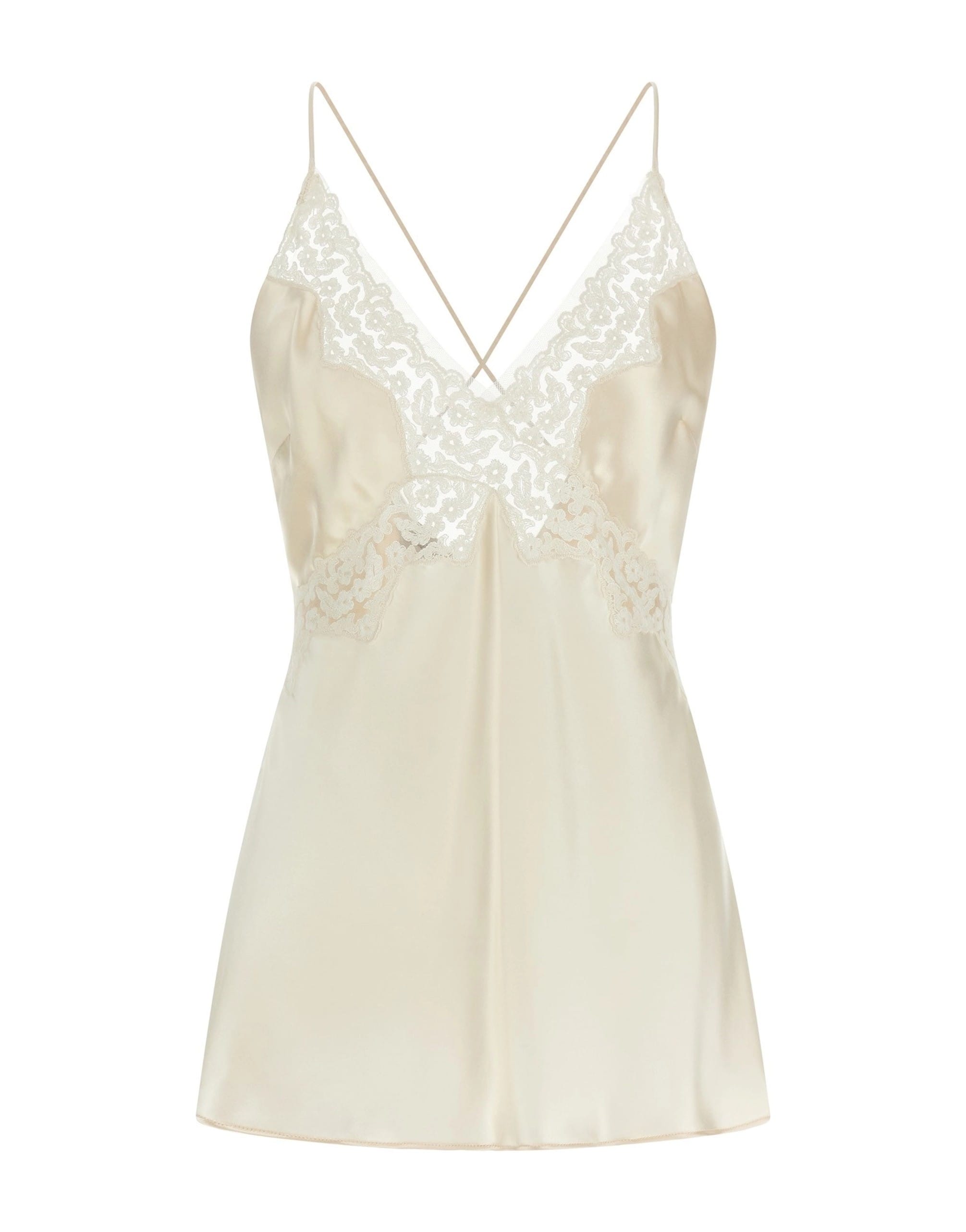 Alberta Ferretti Alberta Ferretti Satin Lace Top
