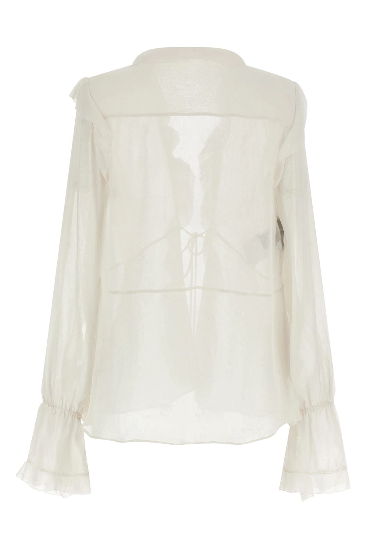 アルベルタ　フェレッティ　ブラウス Alberta Ferretti 絹ブラウス | Sendegaro JP
