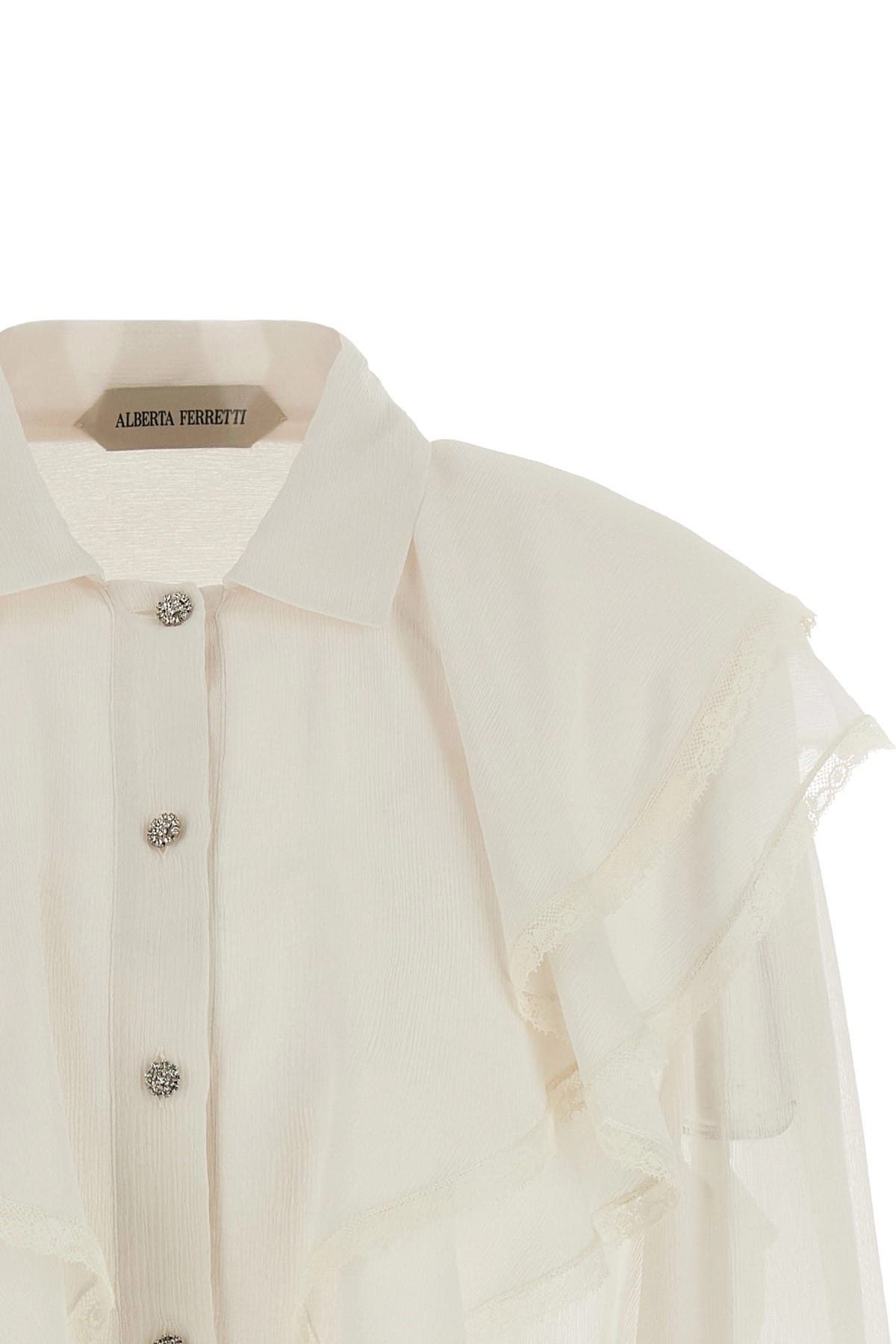 Alberta Ferretti Alberta Ferretti Silk Crêponne Shirt