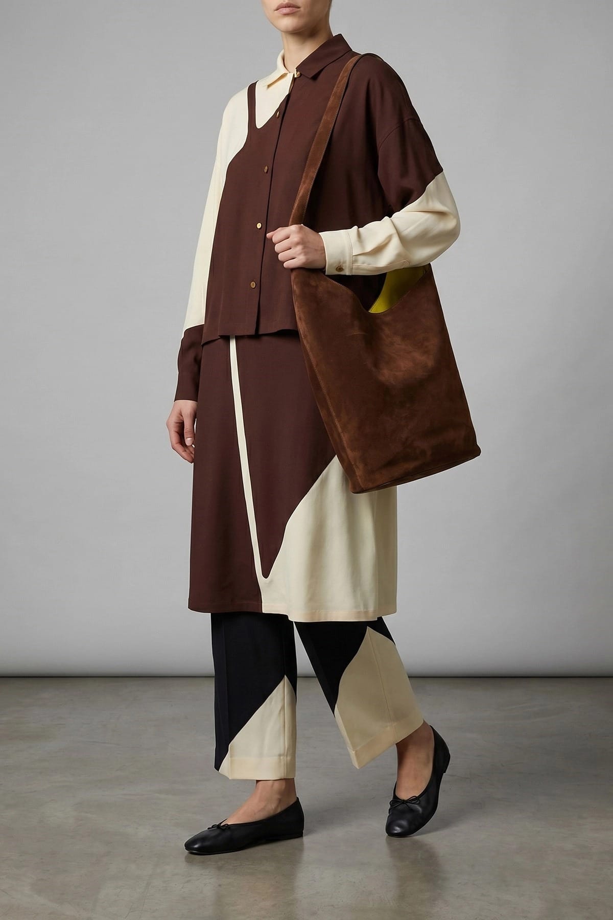 Alberta Ferretti Alberta Ferretti Suede Bucket Shoulder Bag