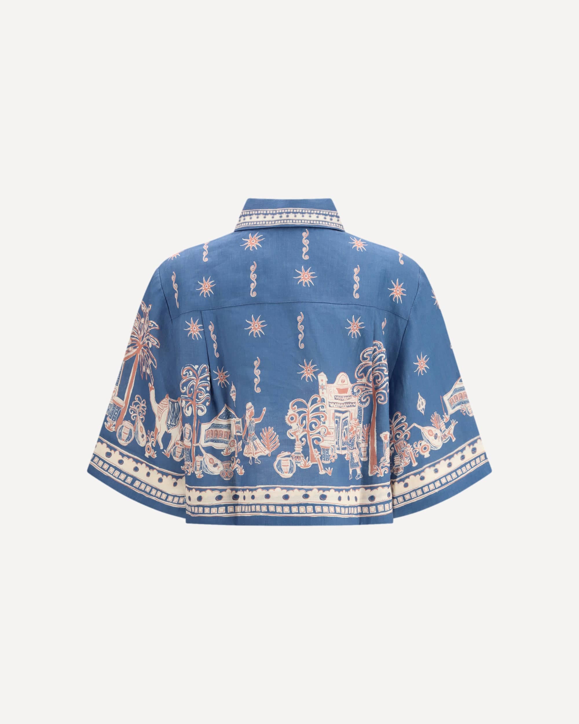 Alemais Acacia Cropped Shirt