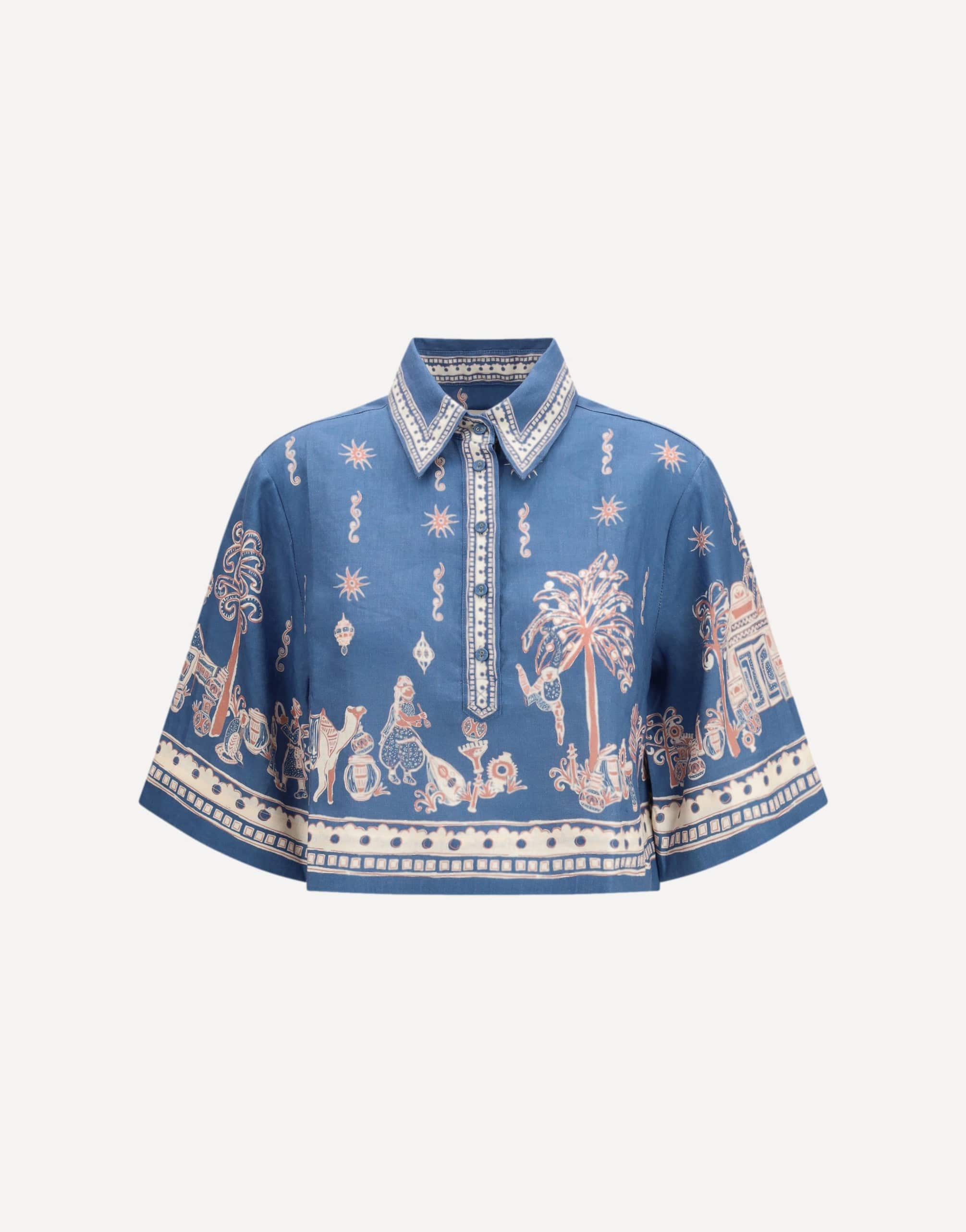 Alemais Acacia Cropped Shirt
