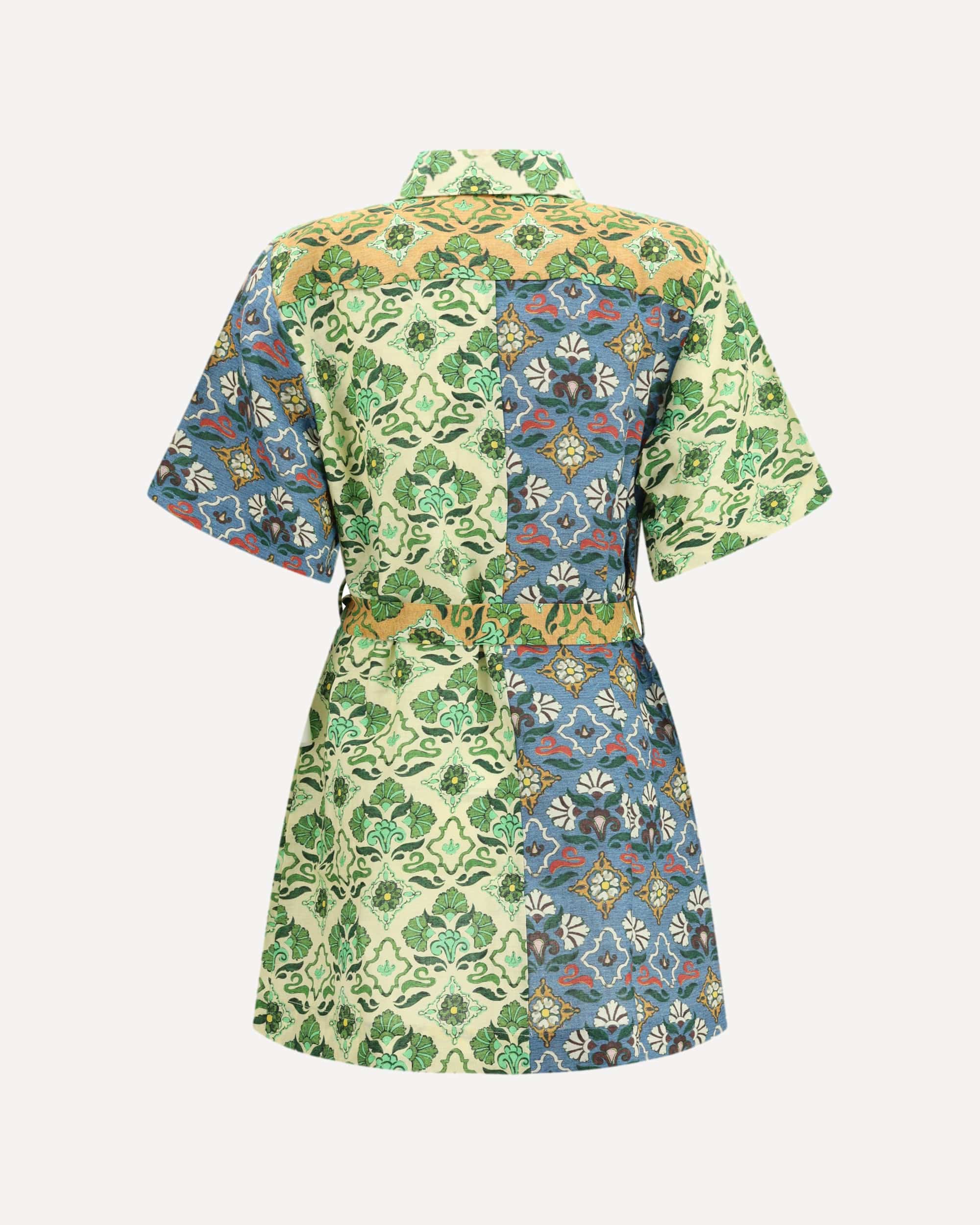 Alemais Ali Spliced Mini Dress