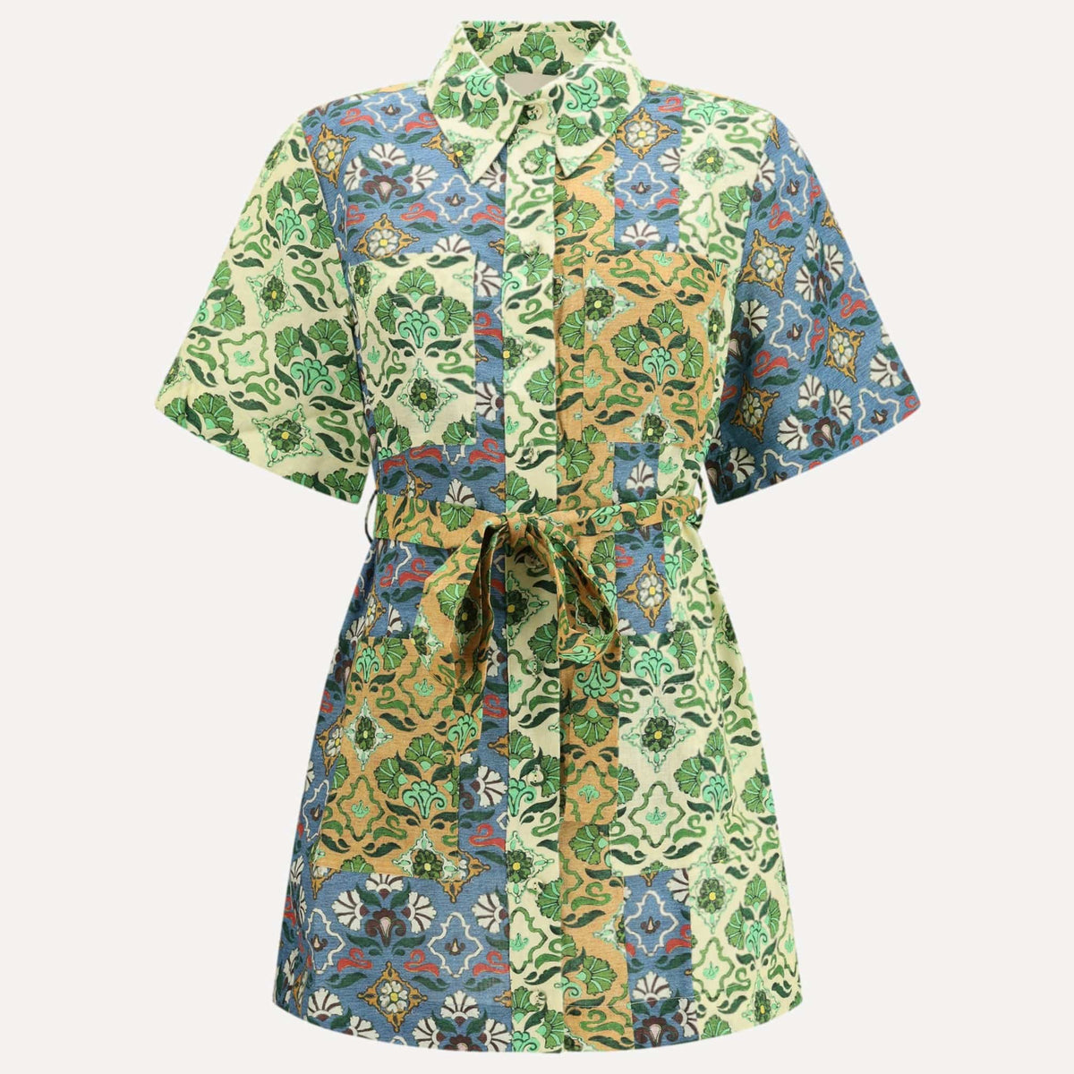Alemais Ali Spliced Mini Dress