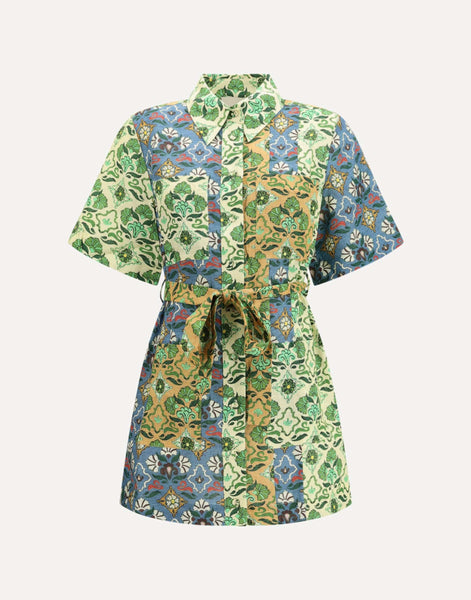Alemais Ali Spliced Mini Dress
