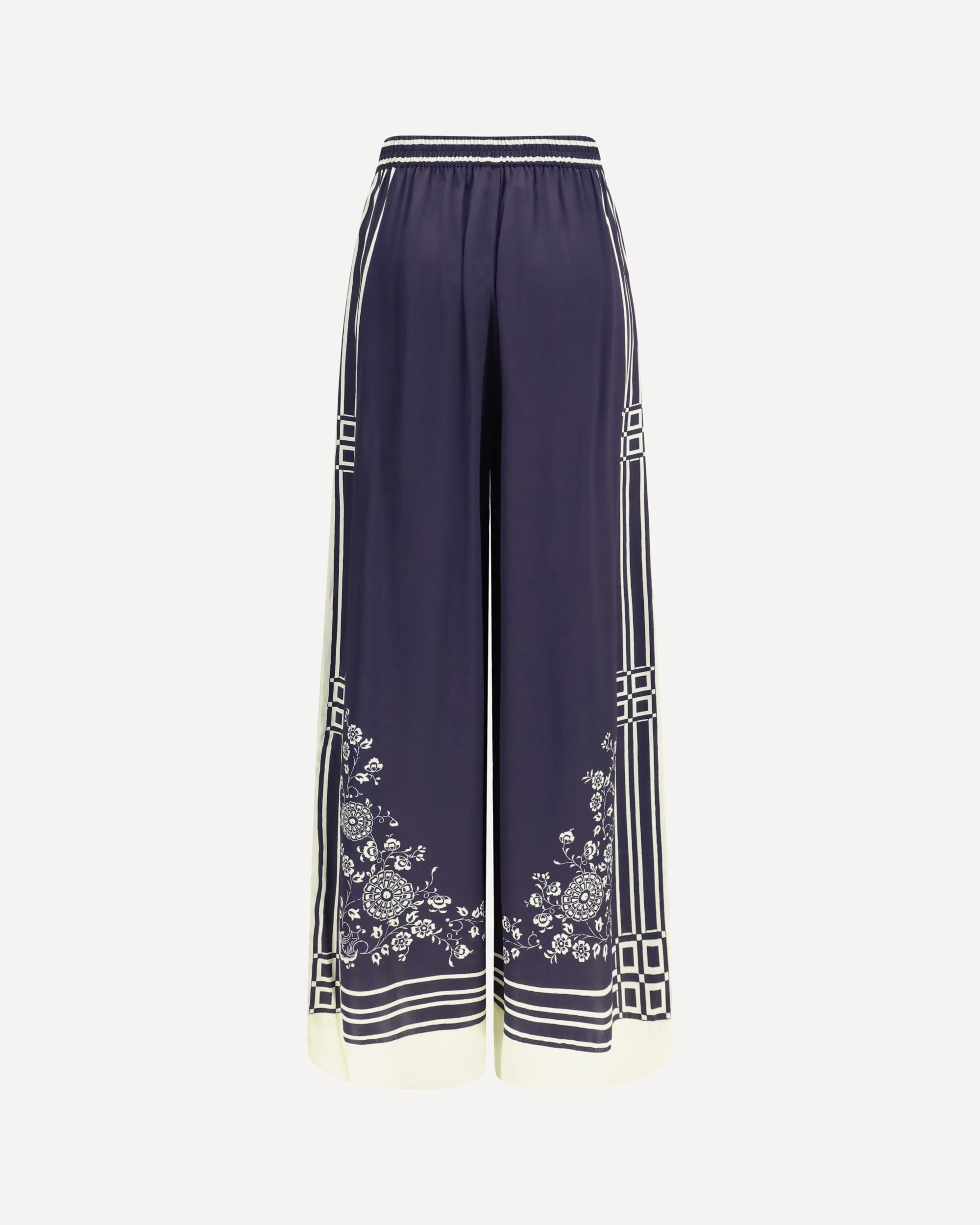 Calça de seda Alemais Banderra