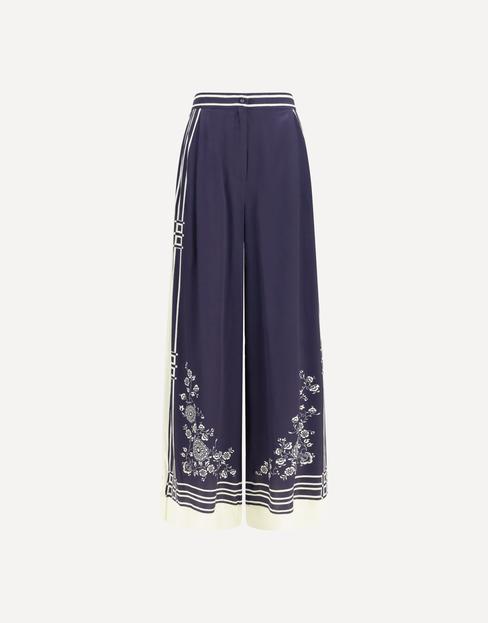 Calça de seda Alemais Banderra