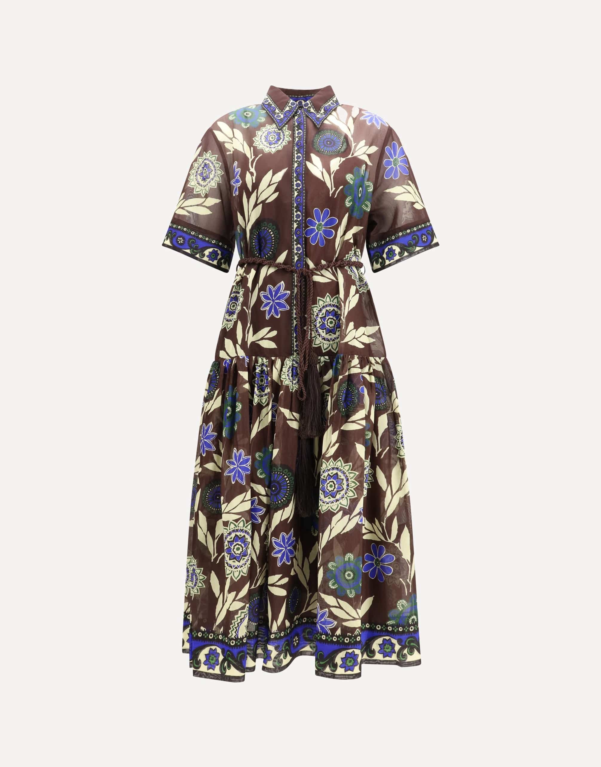 Alemais Jasper Shirtdress With Braided Belt