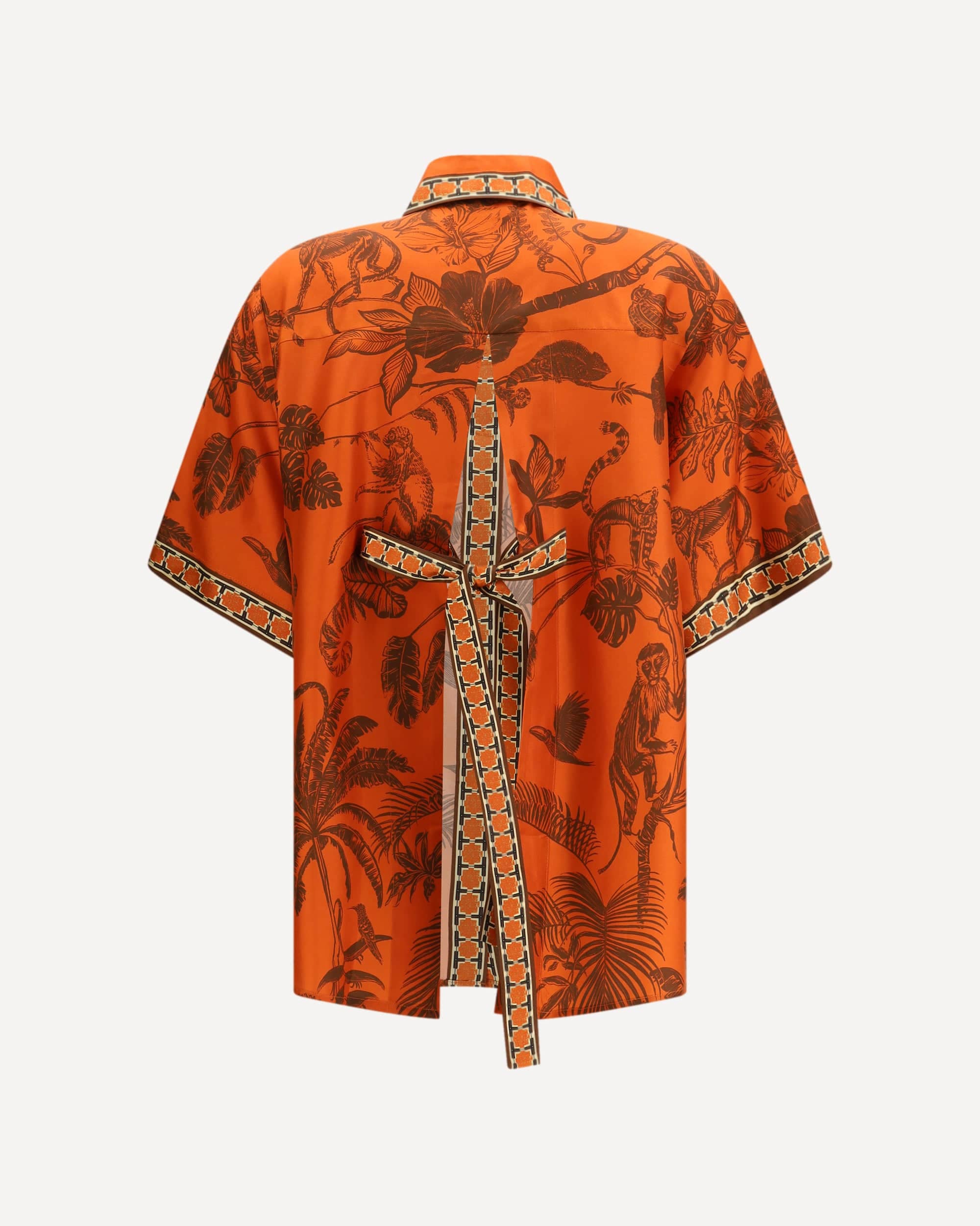 Alemais Monkey Dance Silk Shirt