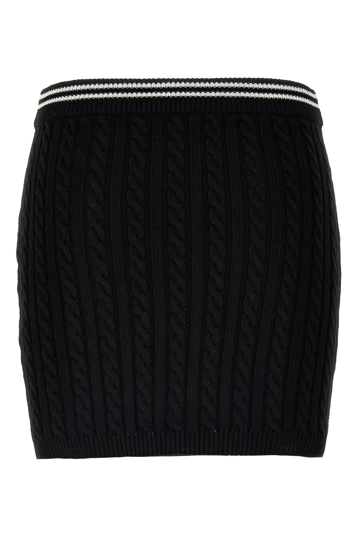 Alessandra Rich Alessandra Rich Braided Mini Skirt