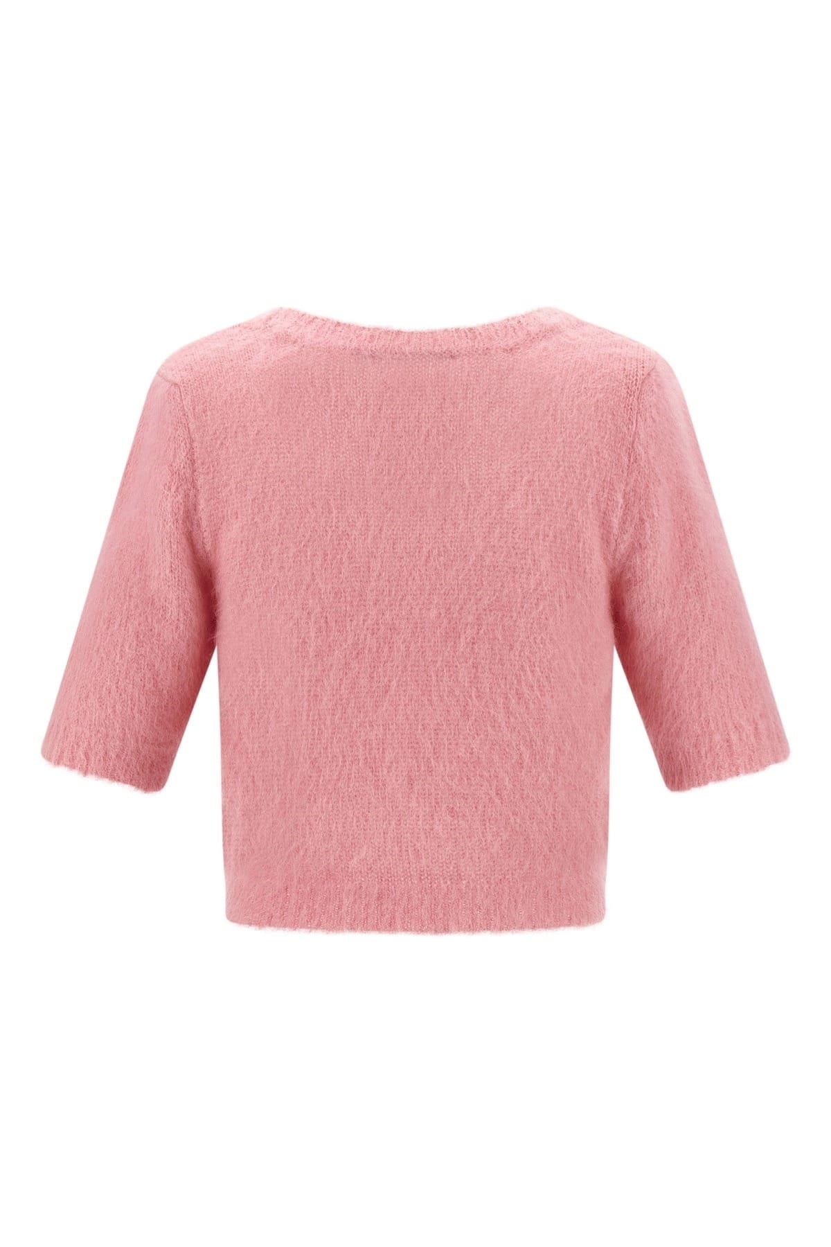 Alessandra Rich Alessandra Rich Carded Mohair Cardigan