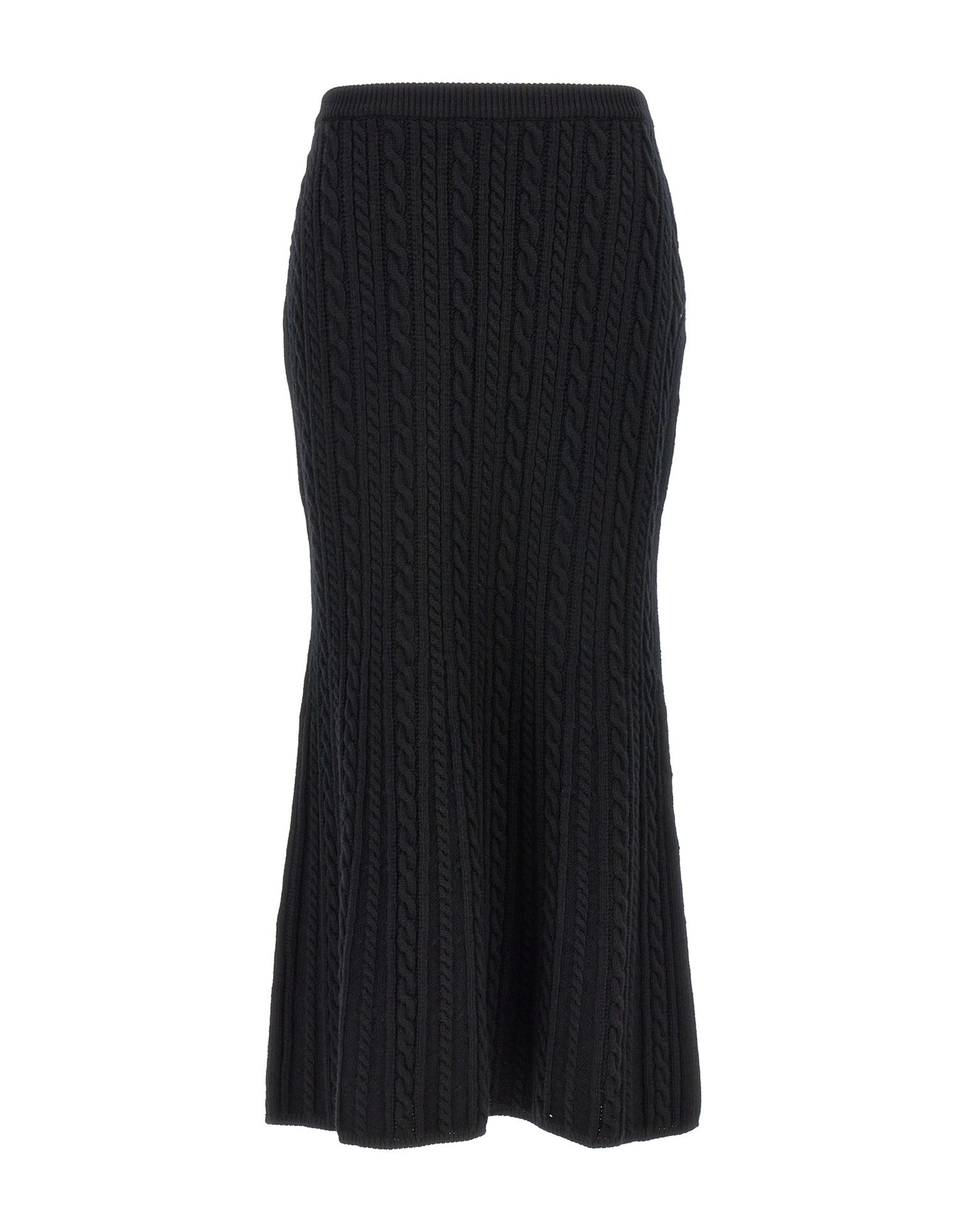 Alessandra Rich Alessandra Rich Maxi Wool Skirt