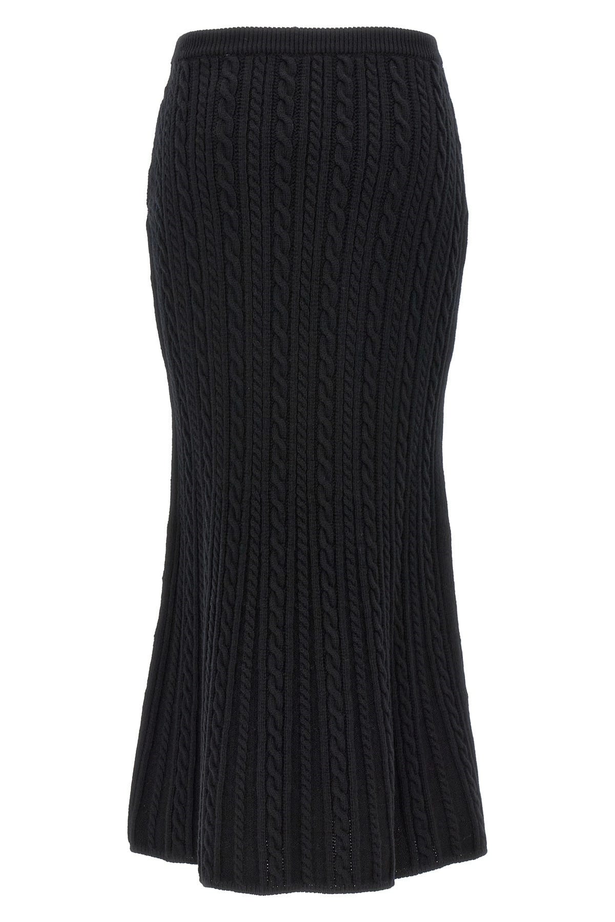 Alessandra Rich Alessandra Rich Maxi Wool Skirt