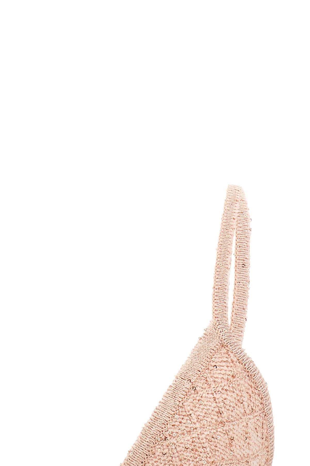 Alessandra Rich Alessandra Rich Pink Micro Sequin Knit Top
