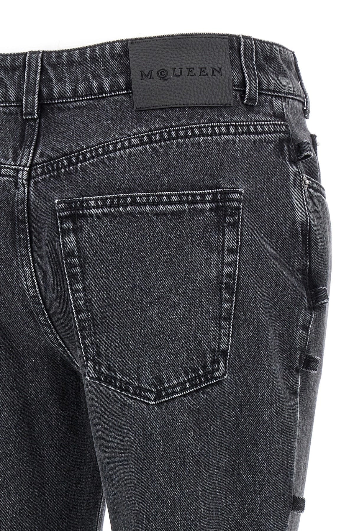 Alexander McQueen Alexander McQueen Asymmetric Closure Jeans
